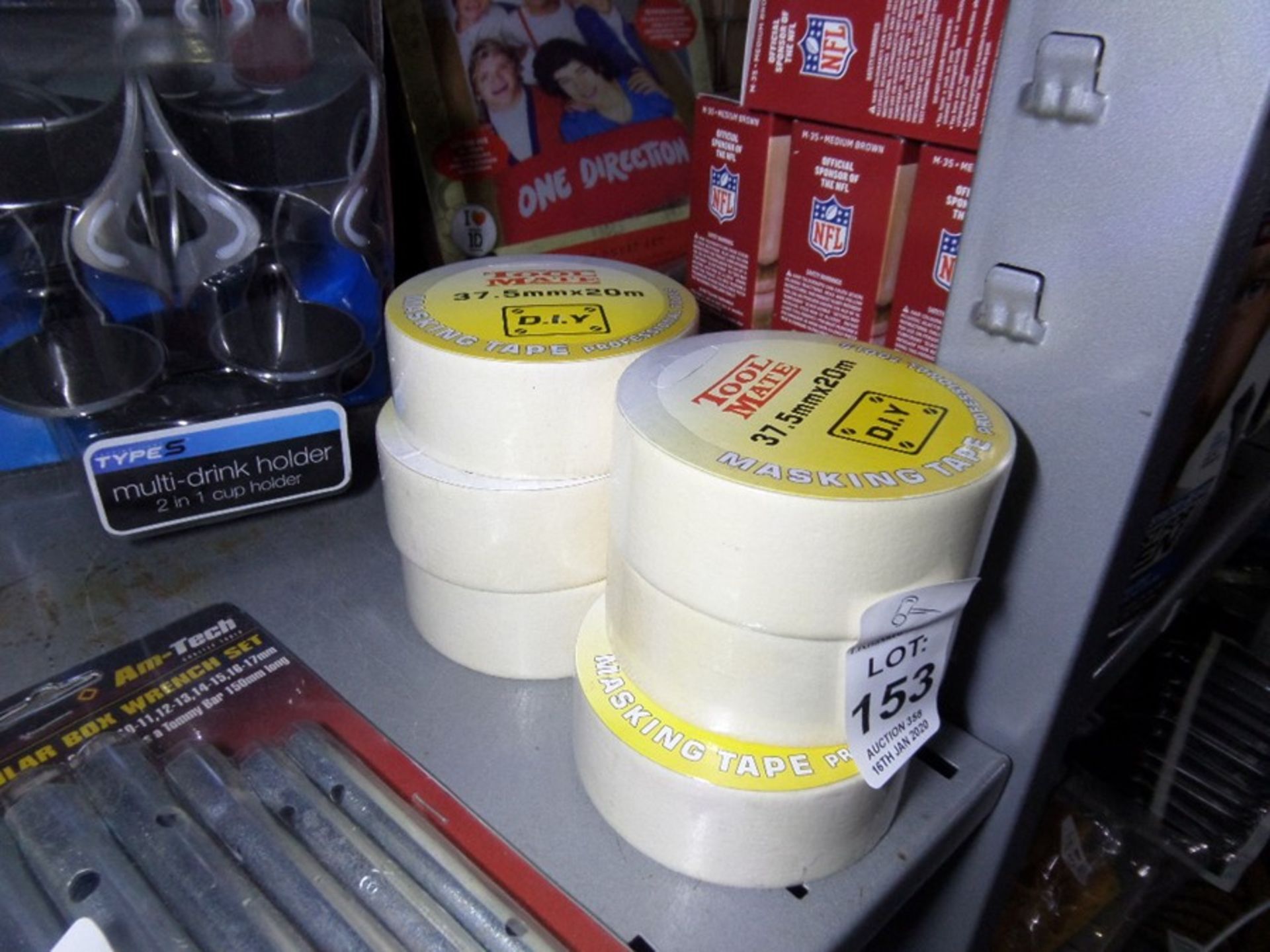 6 NEW ROLLS OF MASKING TAPE SHOP CLEARANCE