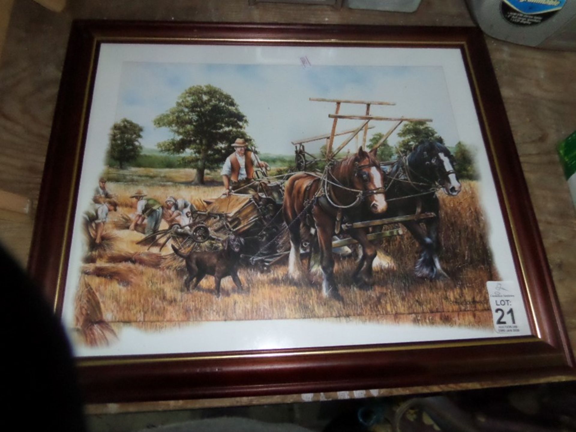 FRAMED HARVEST PICTURE