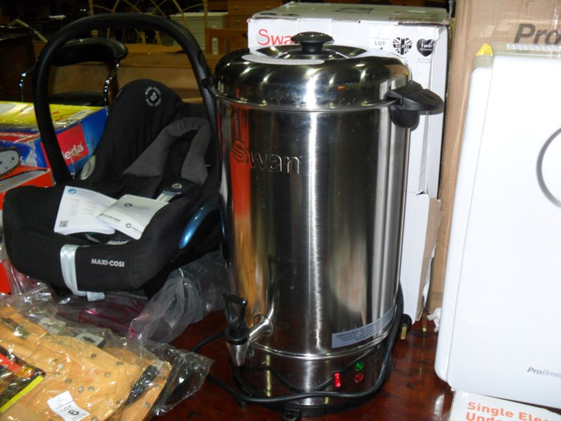 SWAN STAINLESS STEEL WATER BOILER (EX-SHOP DISPLAY)