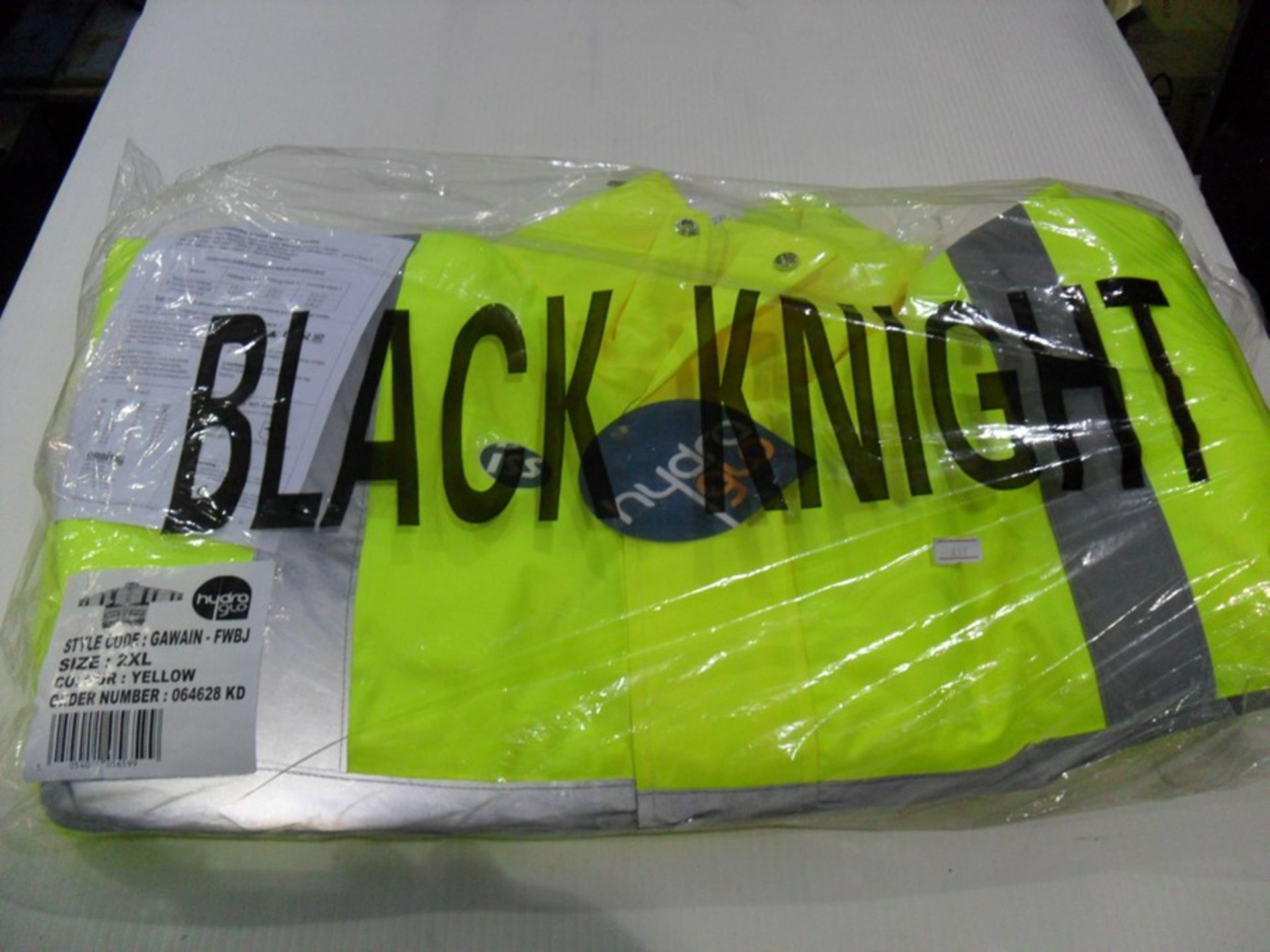 2XL WATERPROOF HIGH VIZ BOMBER JACKET (EX-SHOP DISPLAY)