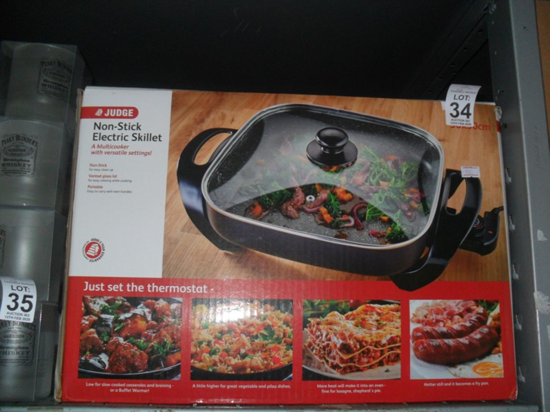 BOXED ELECTRIC SKILLET (ASNEW)