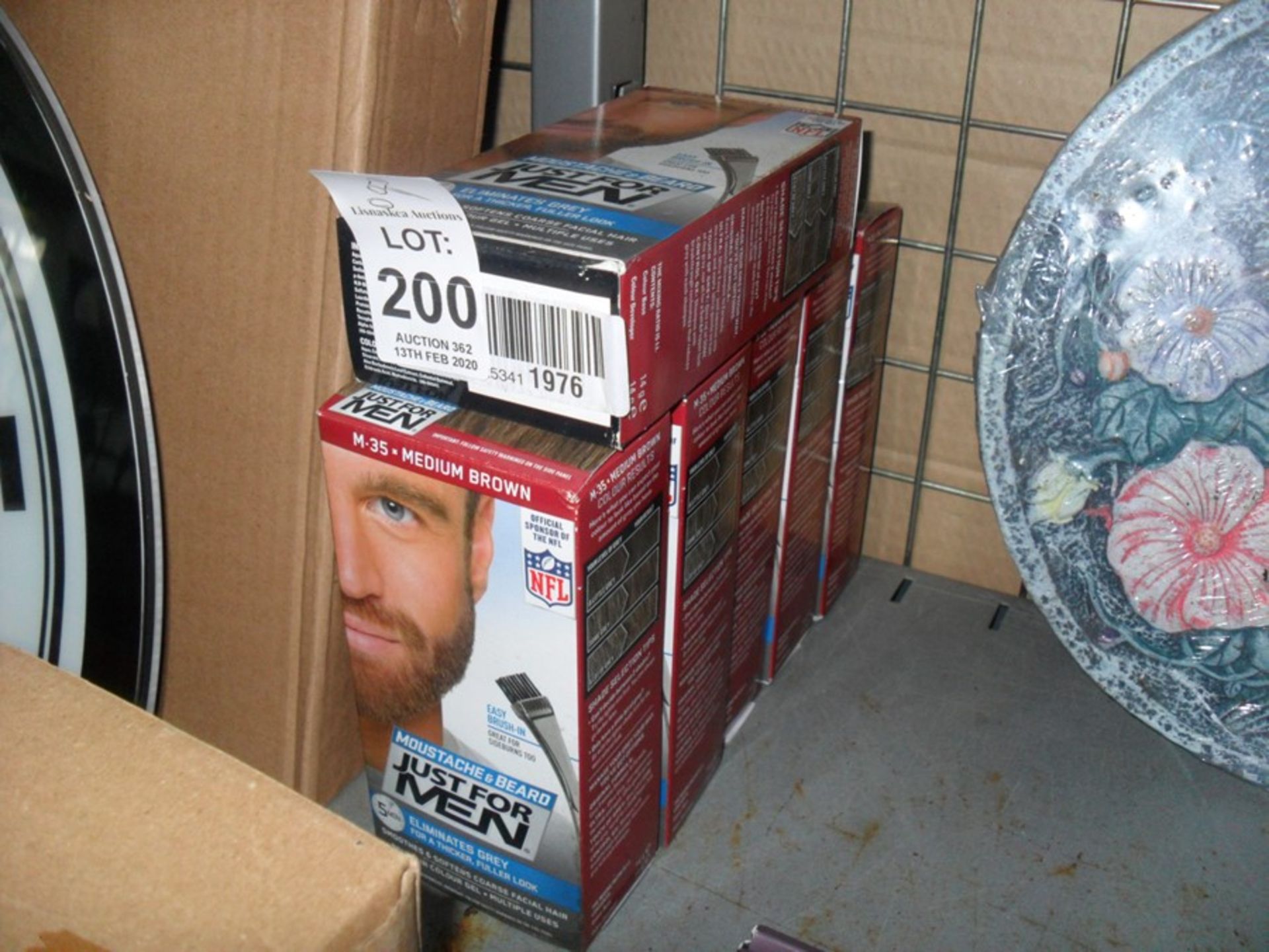 6 BOXES OF JUST FOR MEN HAIR DYE