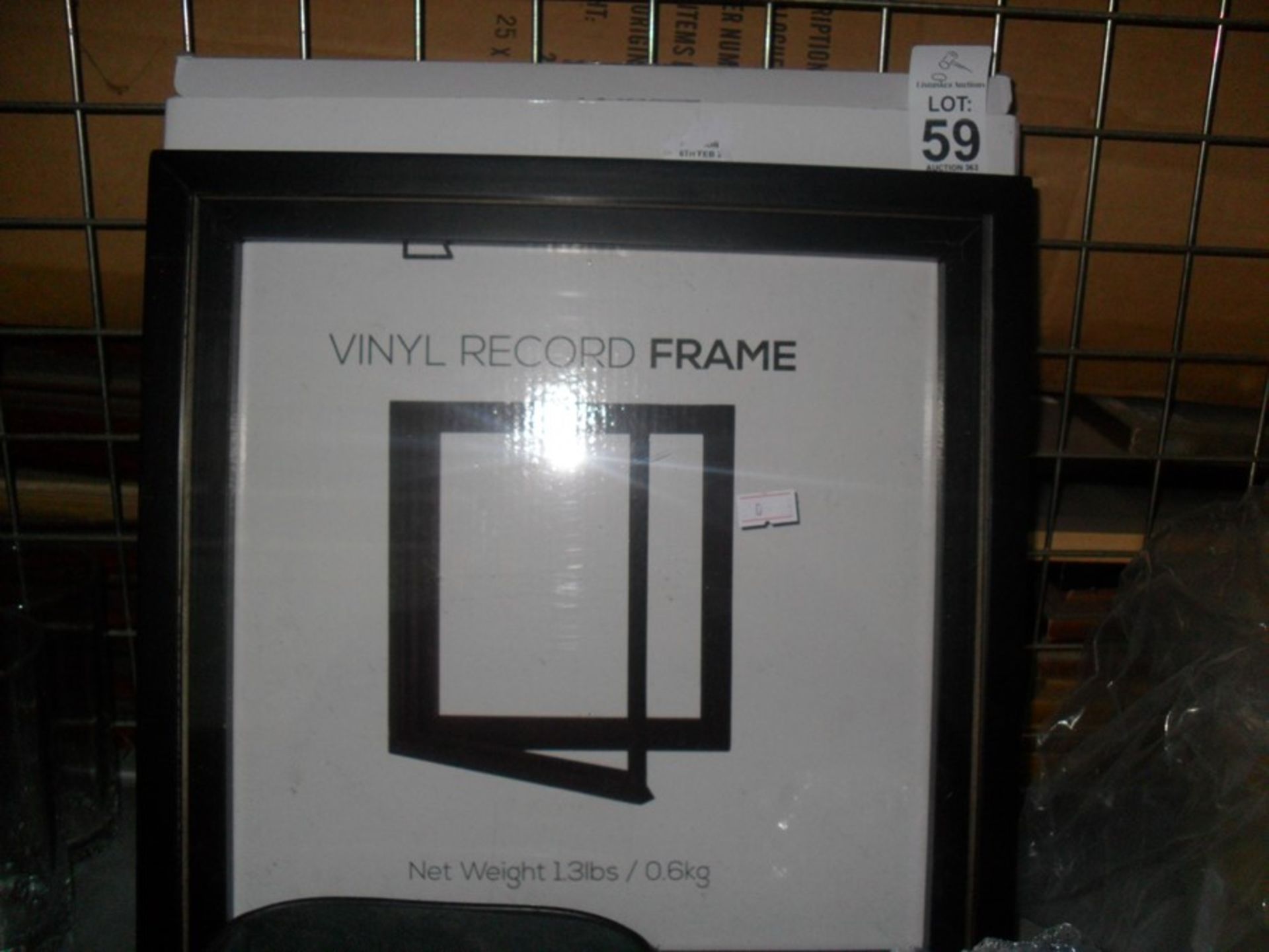 VINYL RECORD DISPLAY FRAME EX-SHOP DISPLAY