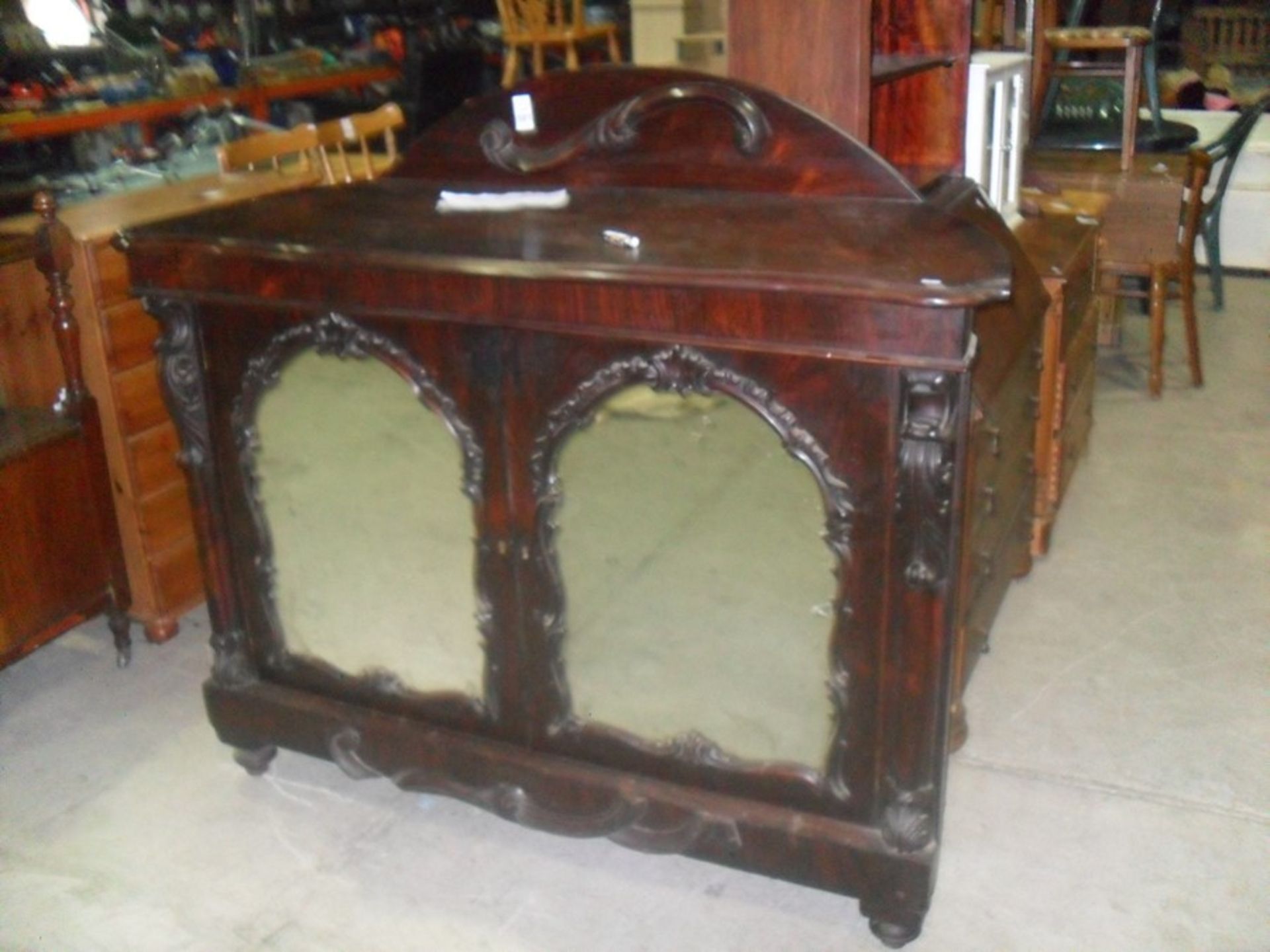 DINING ROOM MIRROR FRONTED SIDEBOARD