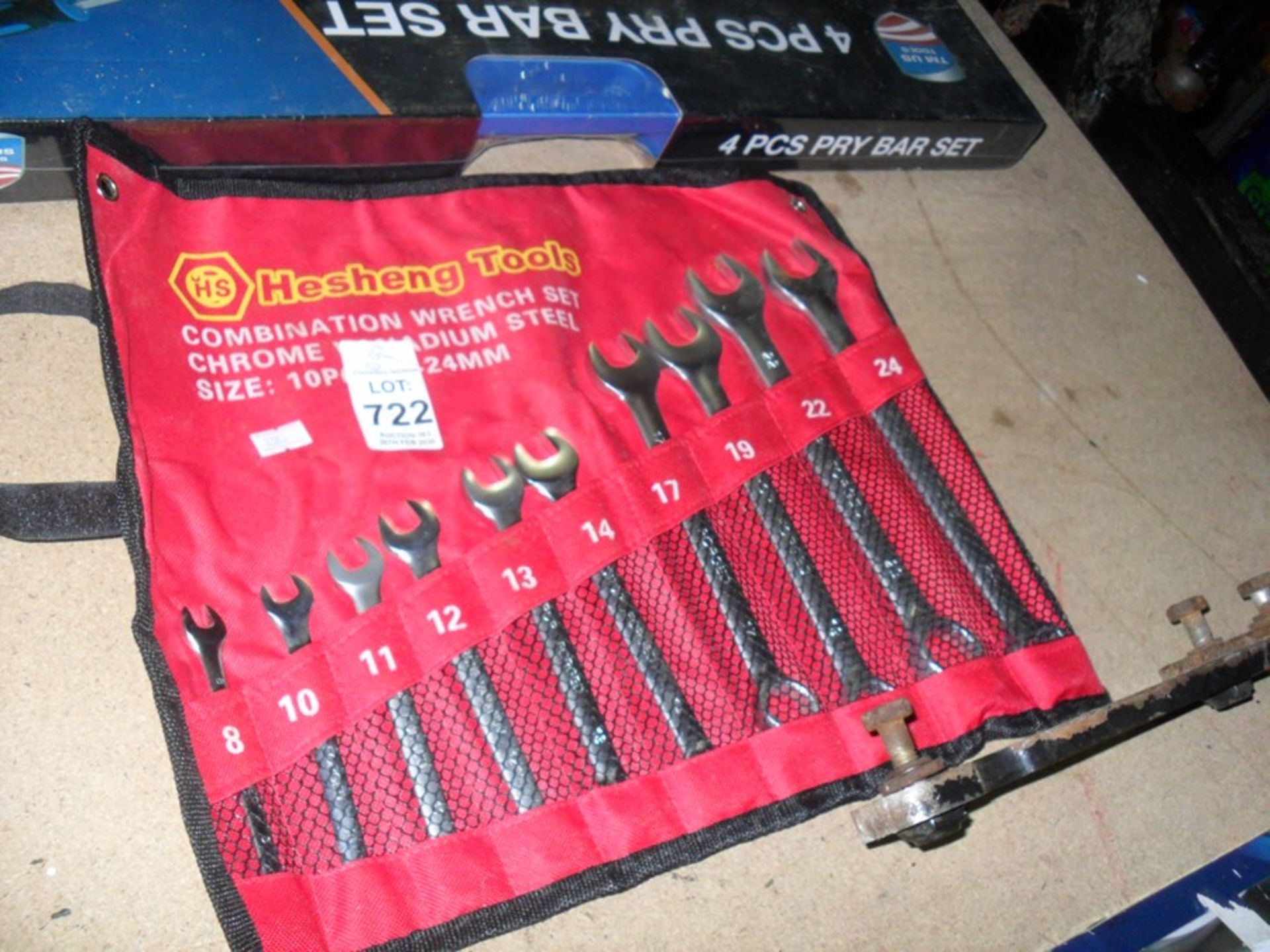NEW 10PC ROLL OF SPANNERS