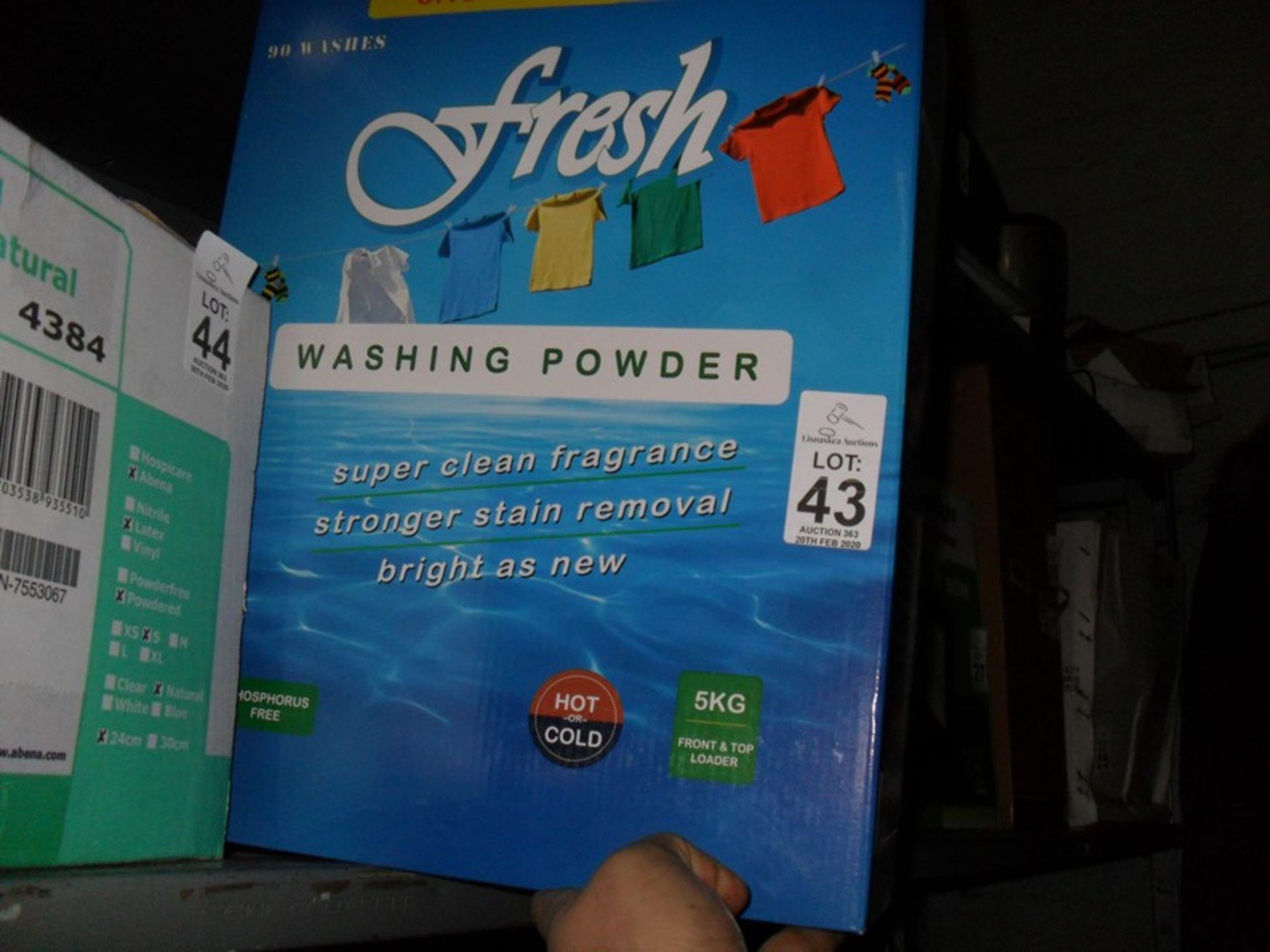 5KG BOX OF WASHING POWDER