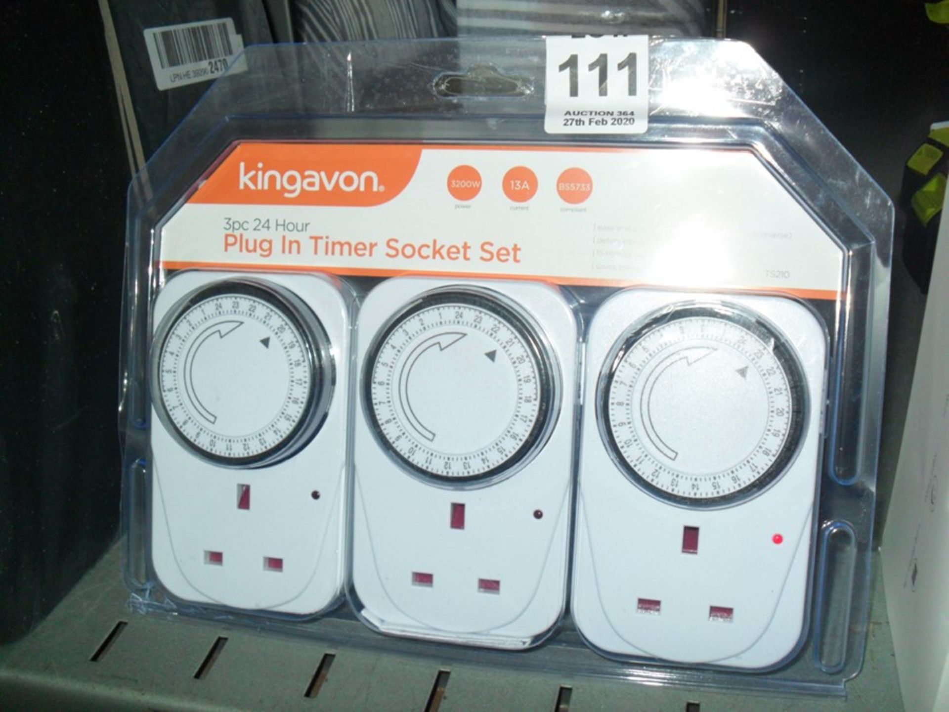 SET OF 3 TIMER PLUGS (EX - SHOP DISPLAY)