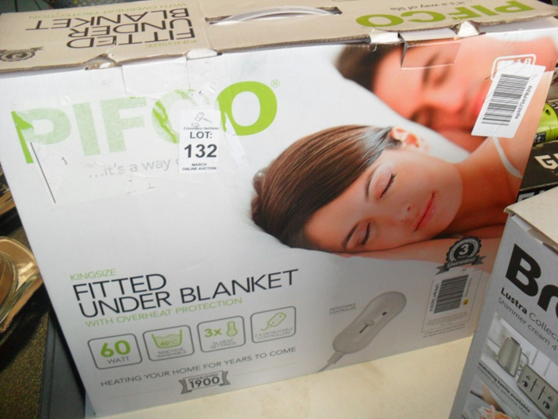 KINGSIZE FITTED HEATED UNDER BLANKET (EX-DISPLAY)