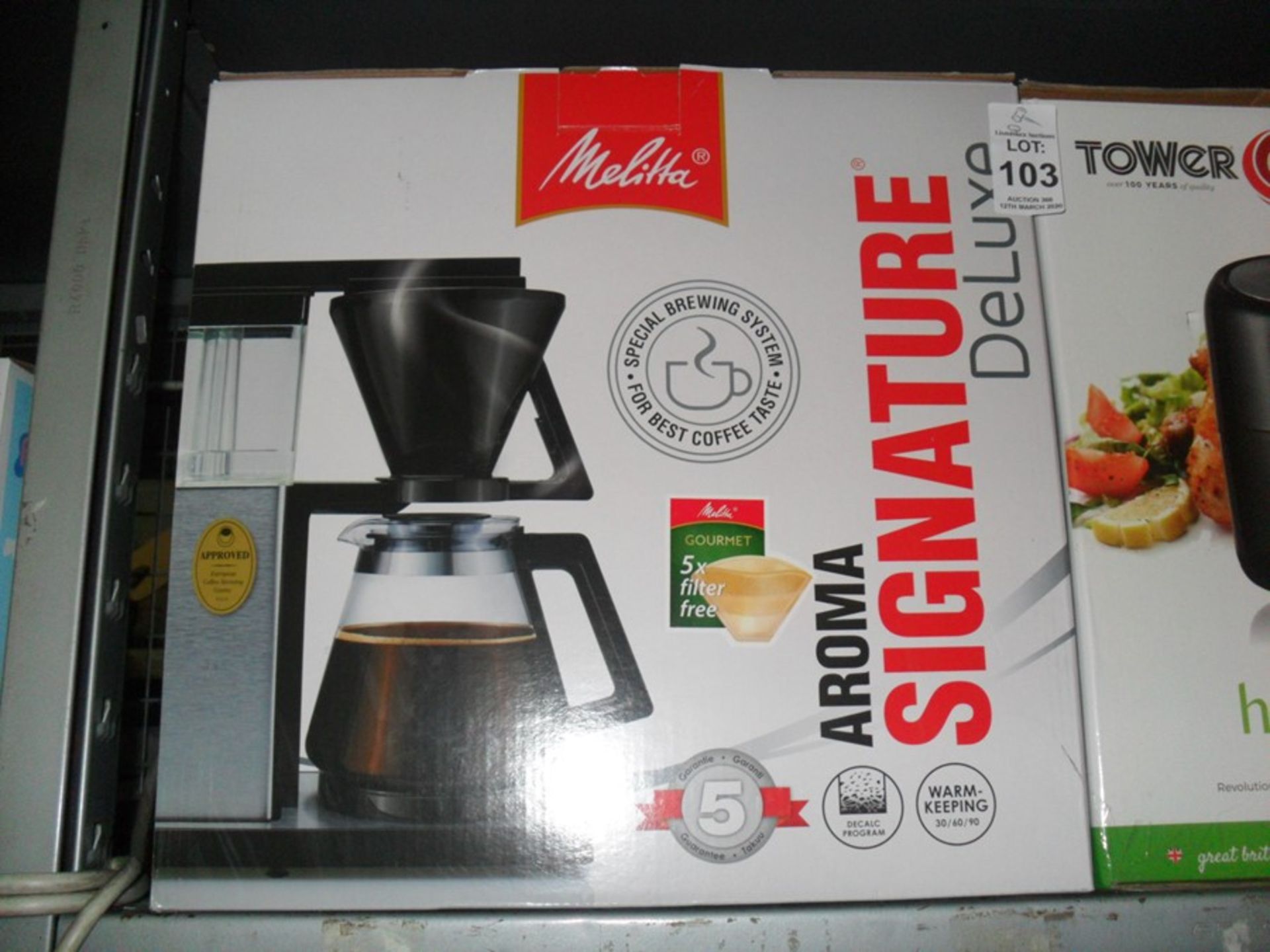 MELITTA AROMA SIGNATURE DELUXE COFFEE MACHINE (SHOP CLEARANCE)