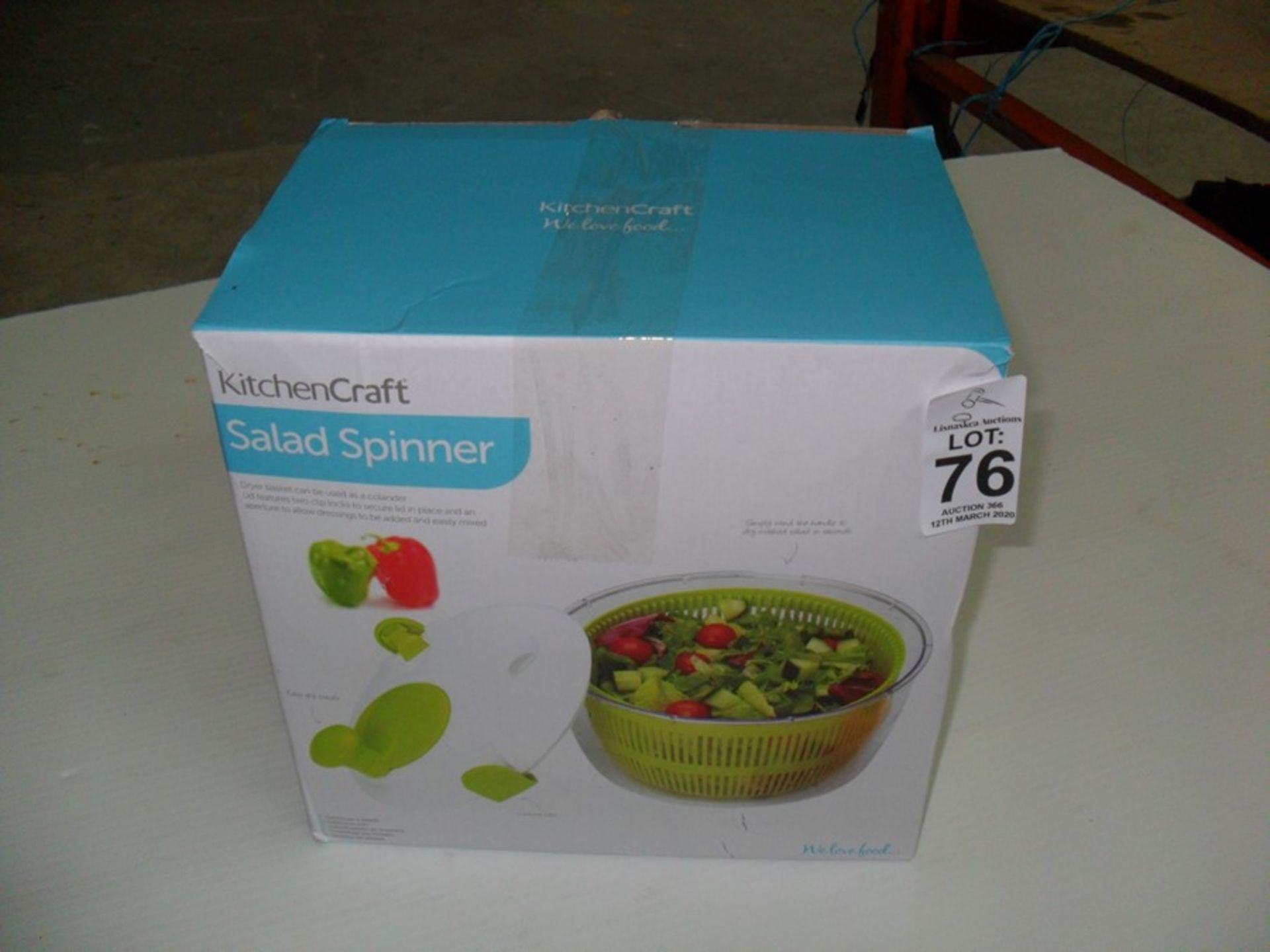 KITCHCRAFT SALAD SPINNER (SHOP CLEARANCE)