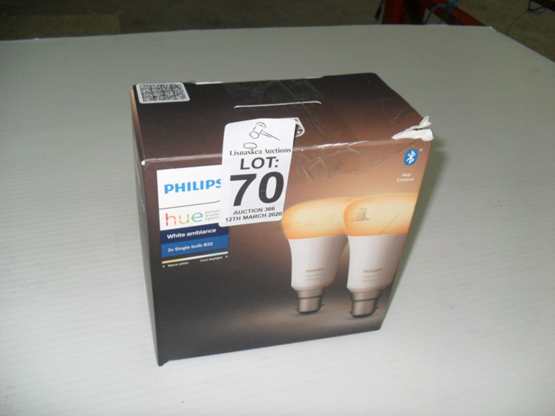 PHILIPS HUE WHITE AMBIANCE PACK OF LIGHTBULBS (SHOP CLEARANCE)