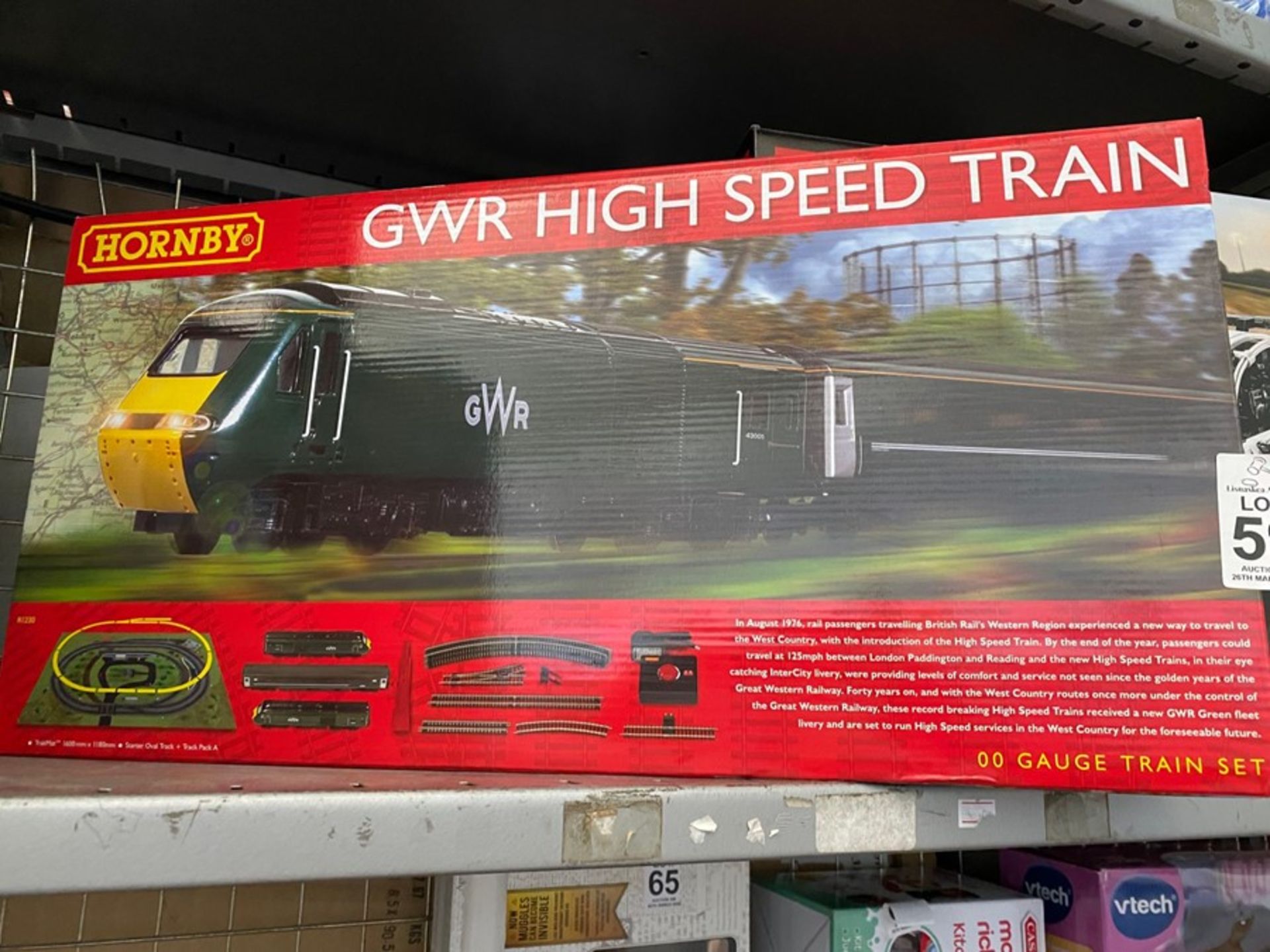 HORNBY GWR HIGH SPEED TRAIN (EX-SHOP DISPLAY)