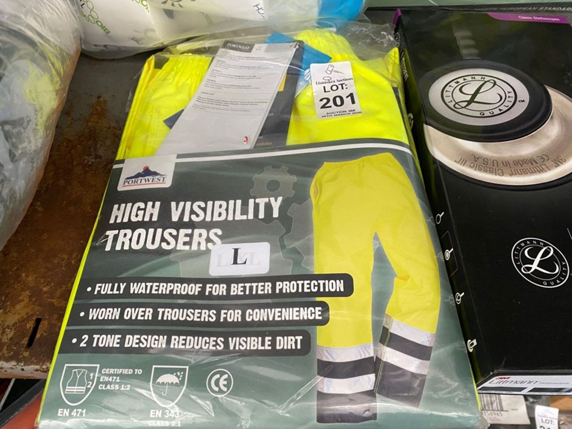 LARGE HI-VIS TROUSERS (NEW)