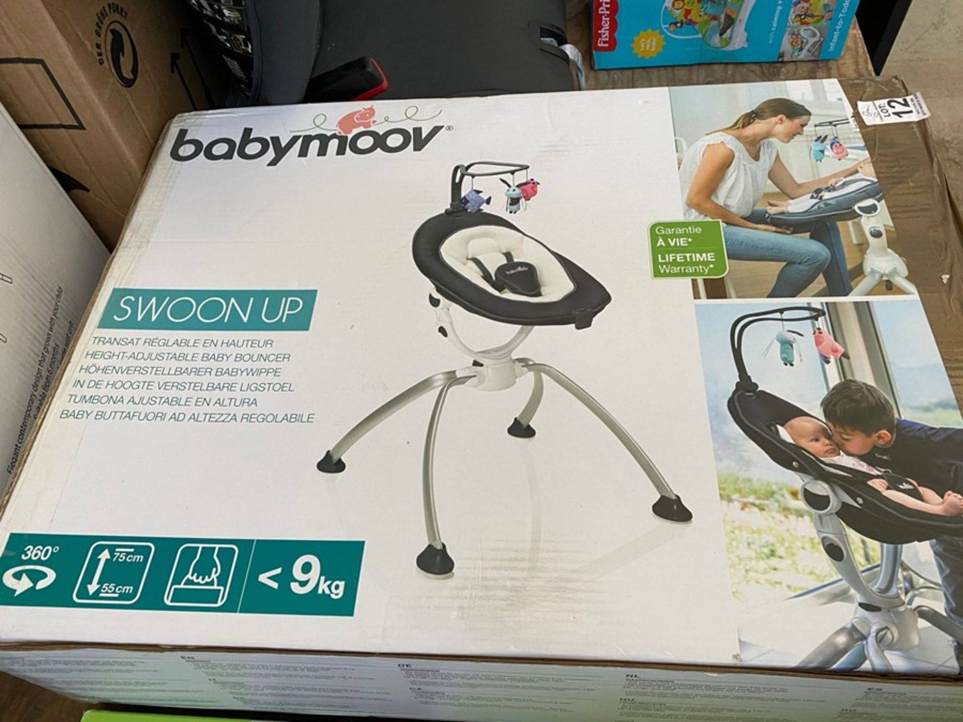 BABYMOOV SWOON UP BABY BOUNCER (EX-SHOP DISPLAY)