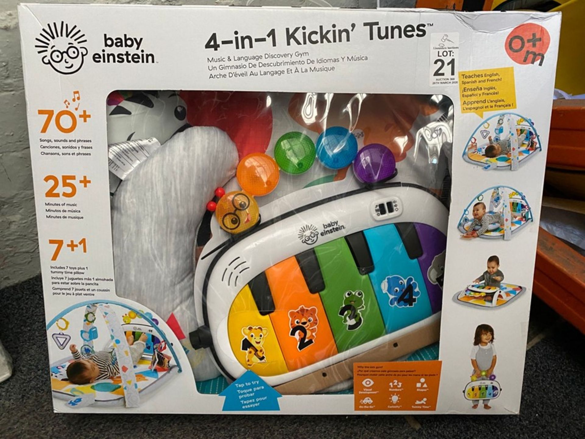 BABY EINSTEIN 4-1 KICKIN' TUNES DISCOVERY GYM (EX-SHOP DISPLAY)