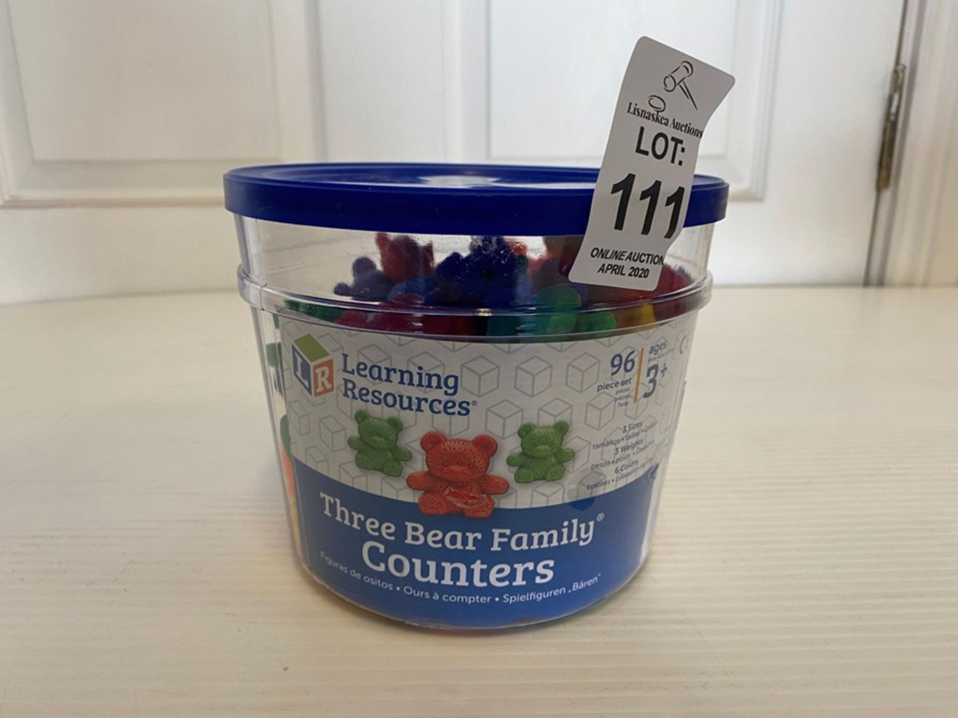 LEARNING RESOURCES THREE BEAR FAMILY COUNTERS