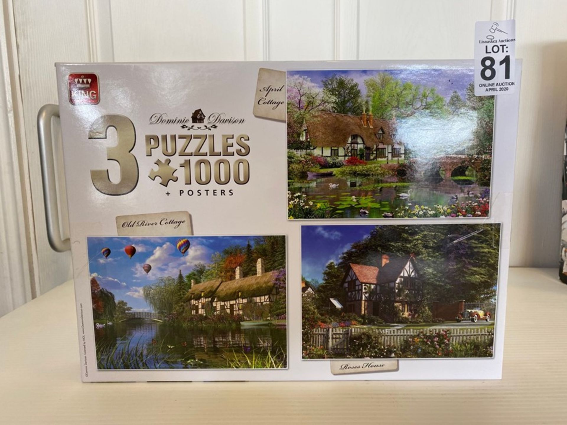 KING 3 PUZZLES 1000 PC JIGSAWS