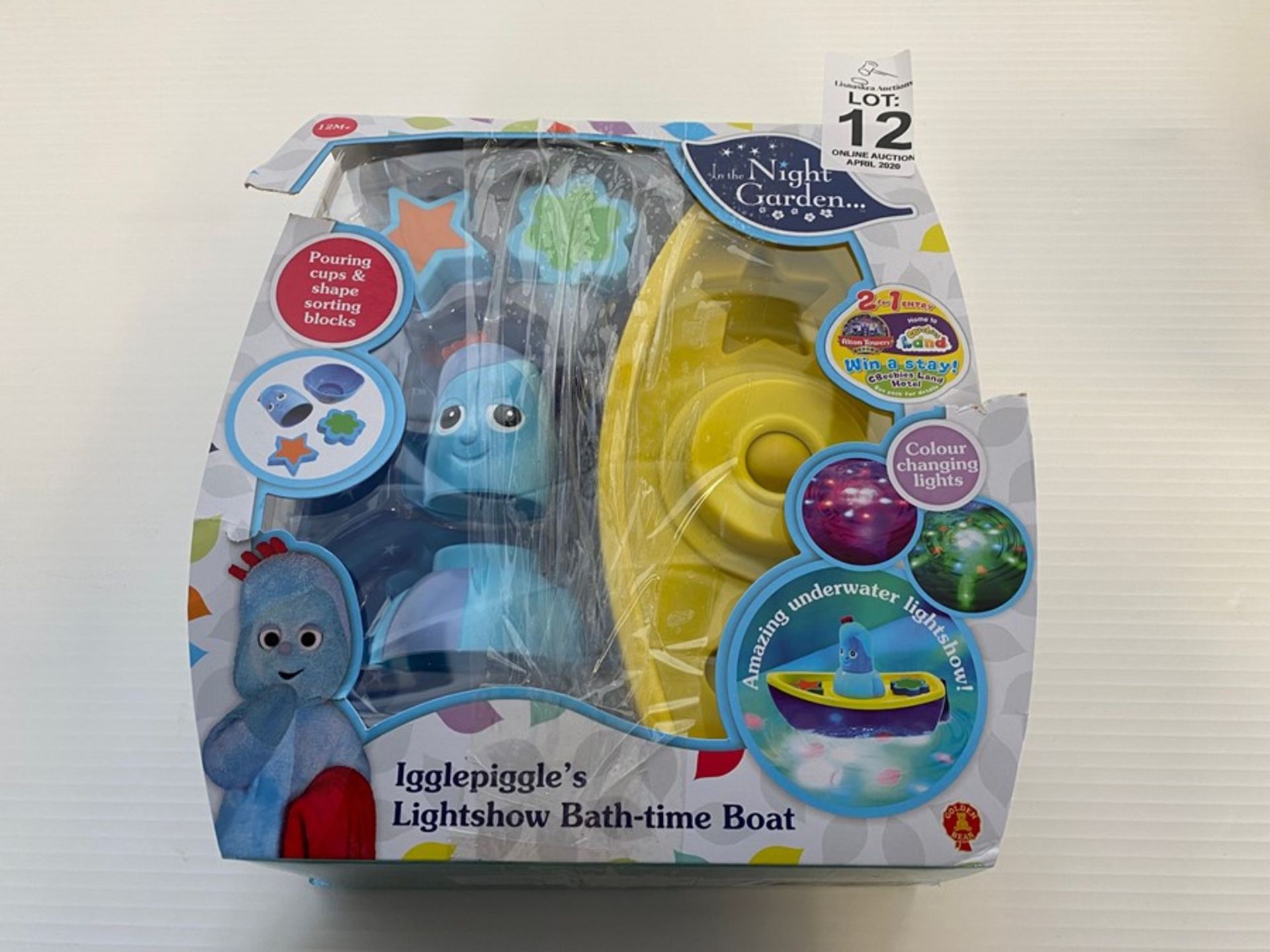 IN THE NIGHT GARDEN LIGHTSHOW BOAT BATH TOY