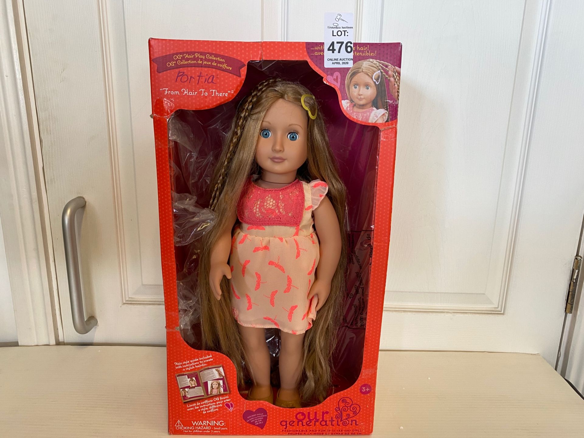 OUR GENERATION PORTIA DOLL - HAIR PLAY COLLECTION