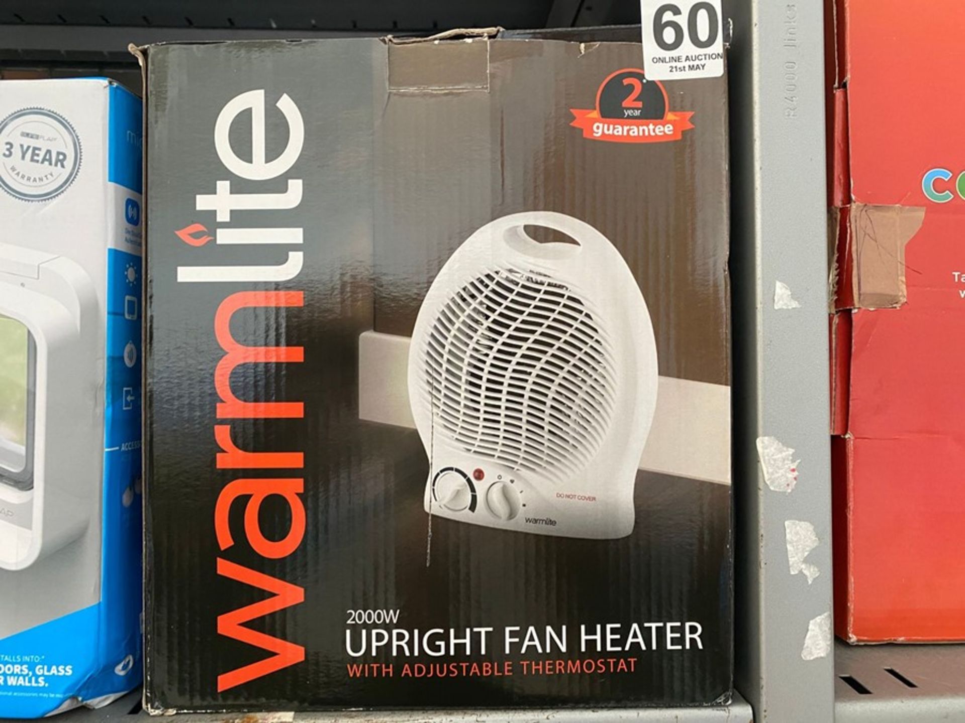 WARMLITE 2000W UPRIGHT FAN HEATER