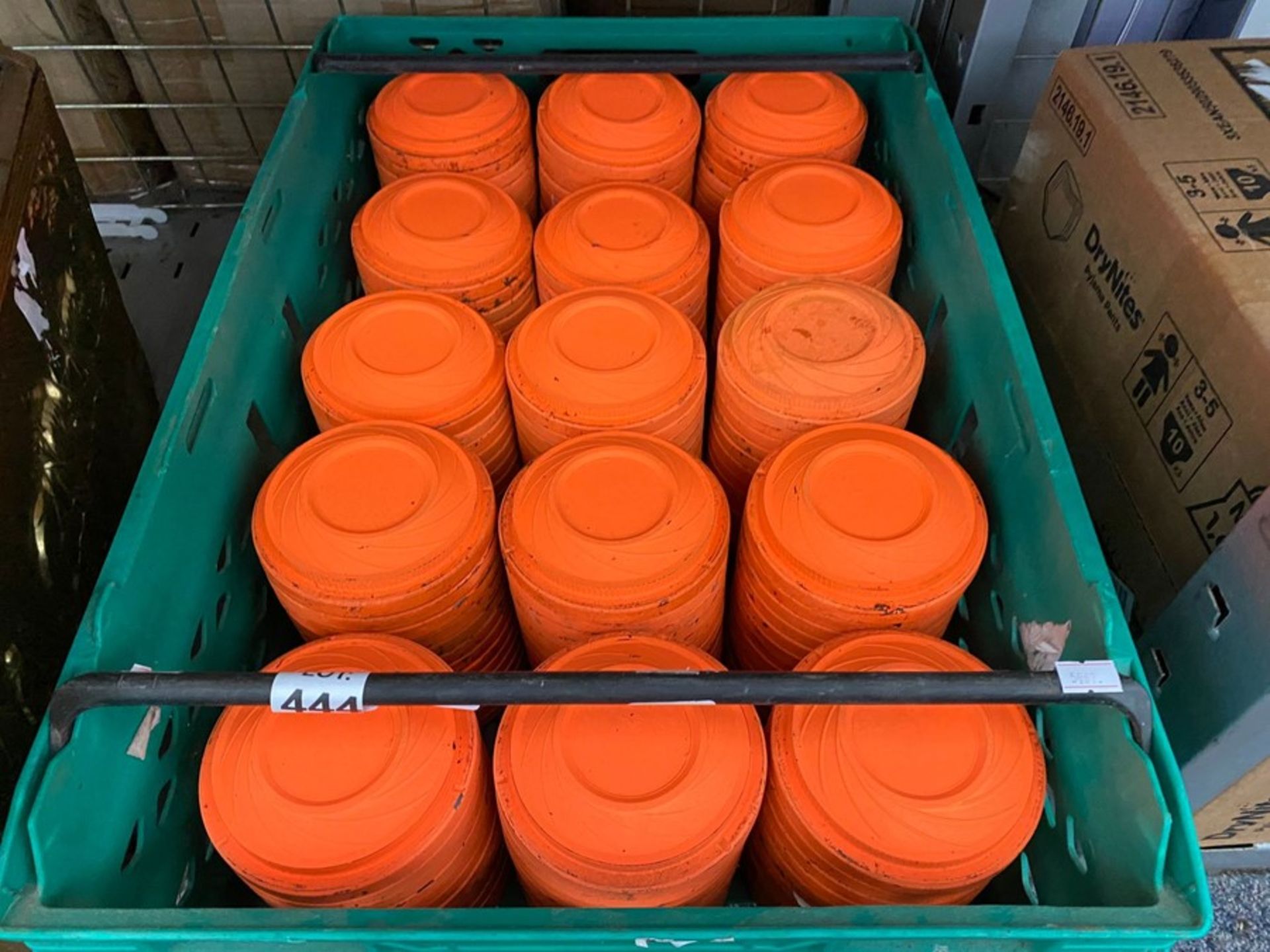 CRATE OF CLAY PIGEONS