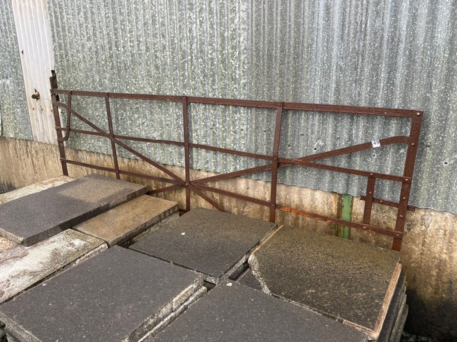 OLD 8FT IRON FARM GATE