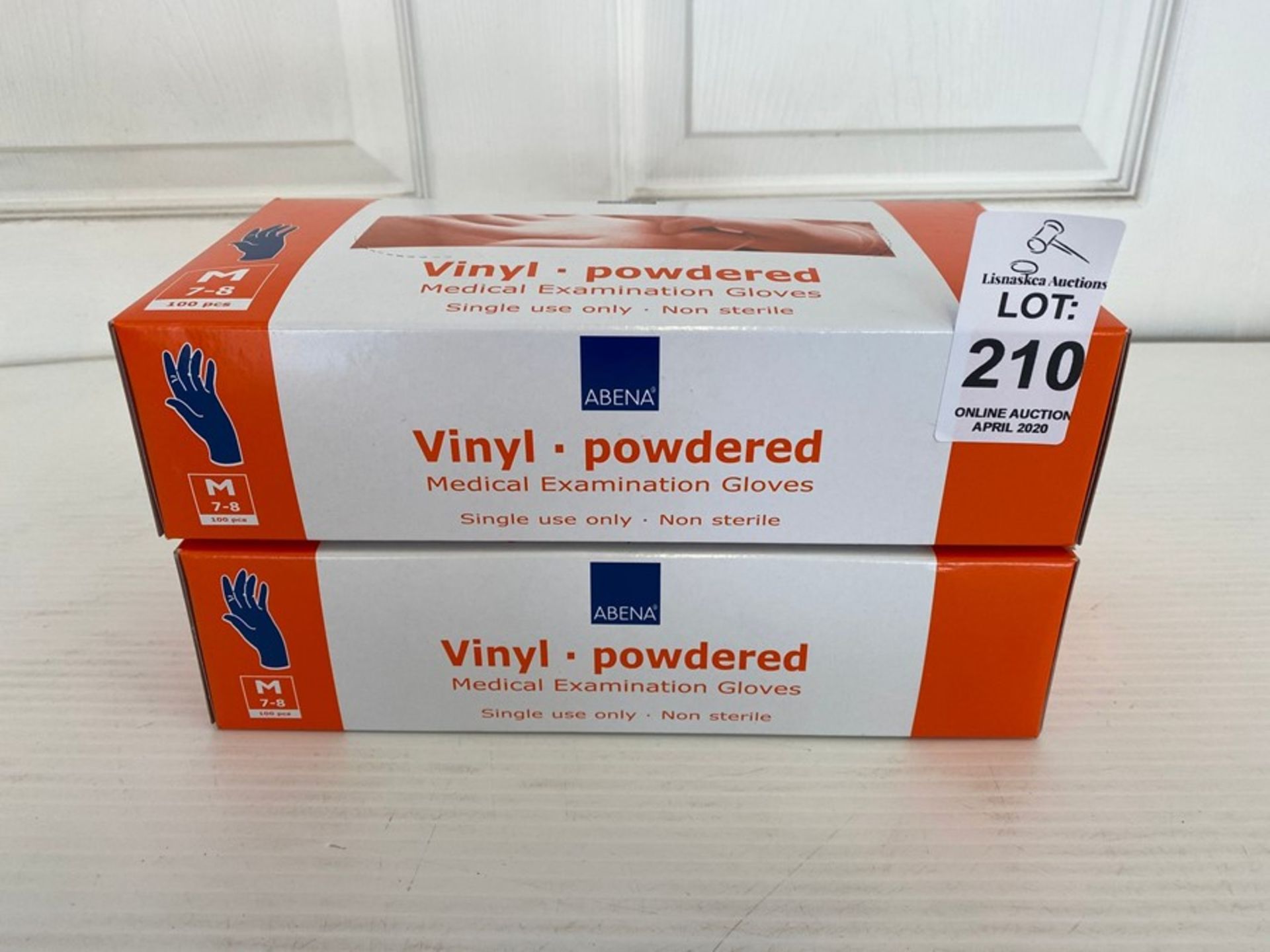 2X BOXES OF 100 PAIRS MEDICAL POWDERED GLOVES