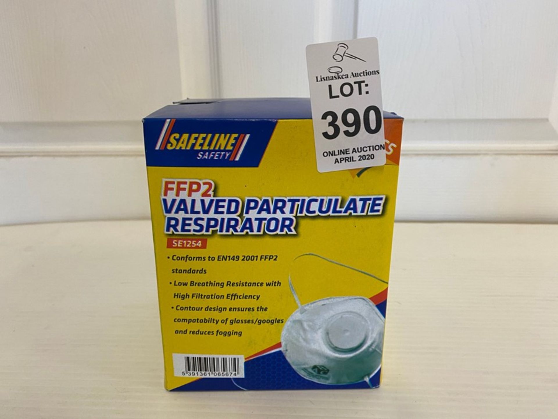 10X SAFELINE VALVE RESPIRATOR MASKS