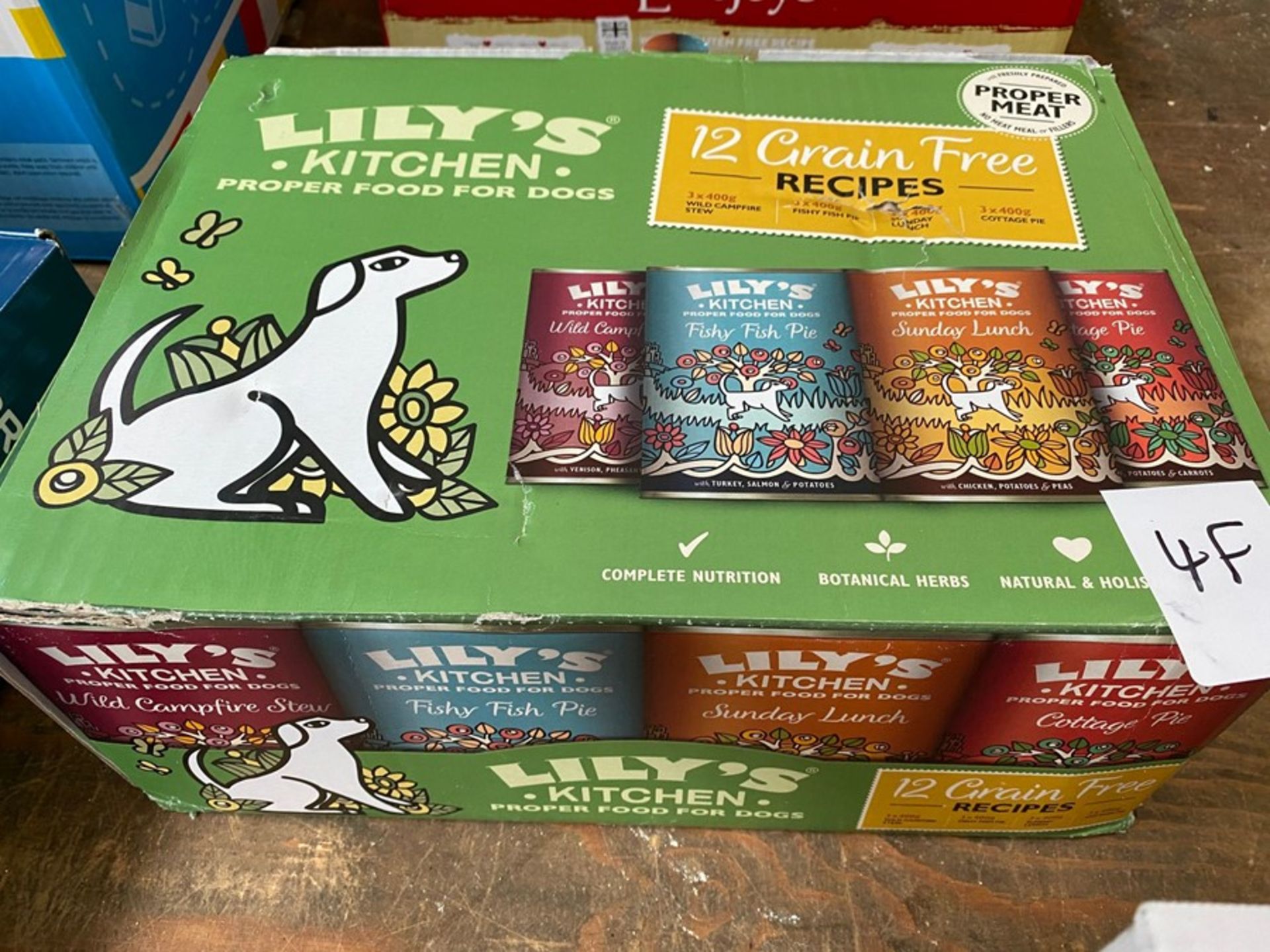 12X ASSORTED TINS OF LILY'S KITCHEN DOG FOOD