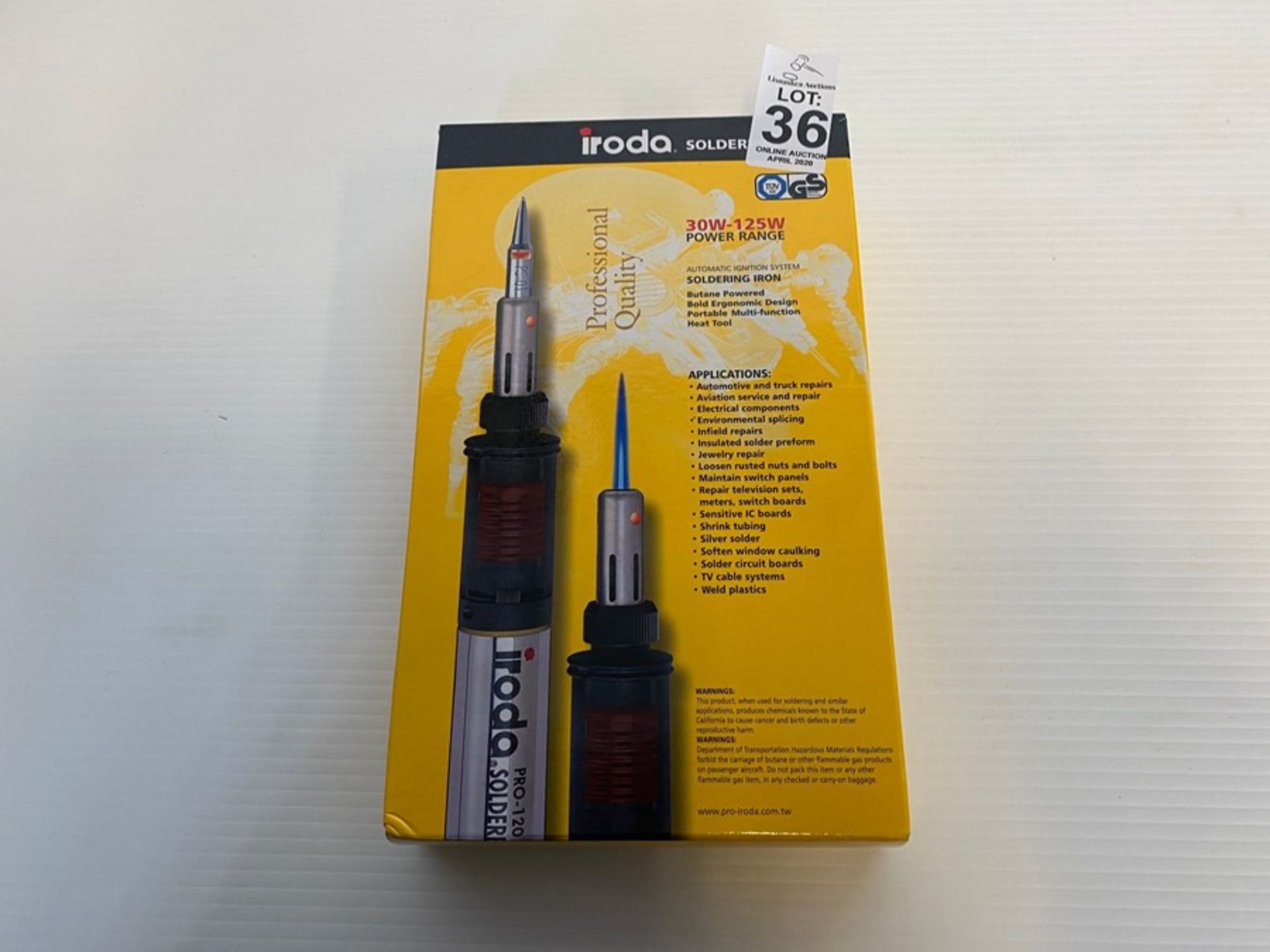 IRODA SOLDERING IRON (BUTANE POWDERED)