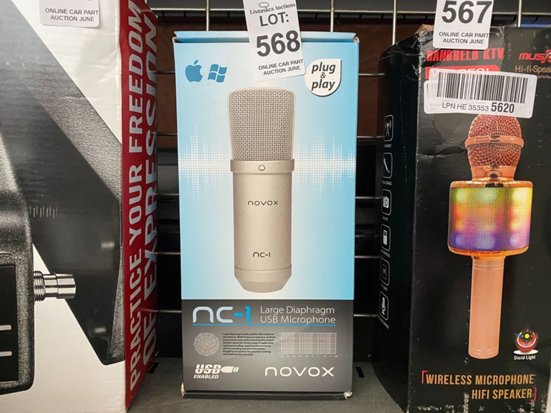 NOVOX NC-1 LARGE DIAPHRAGM USB MICROPHONE