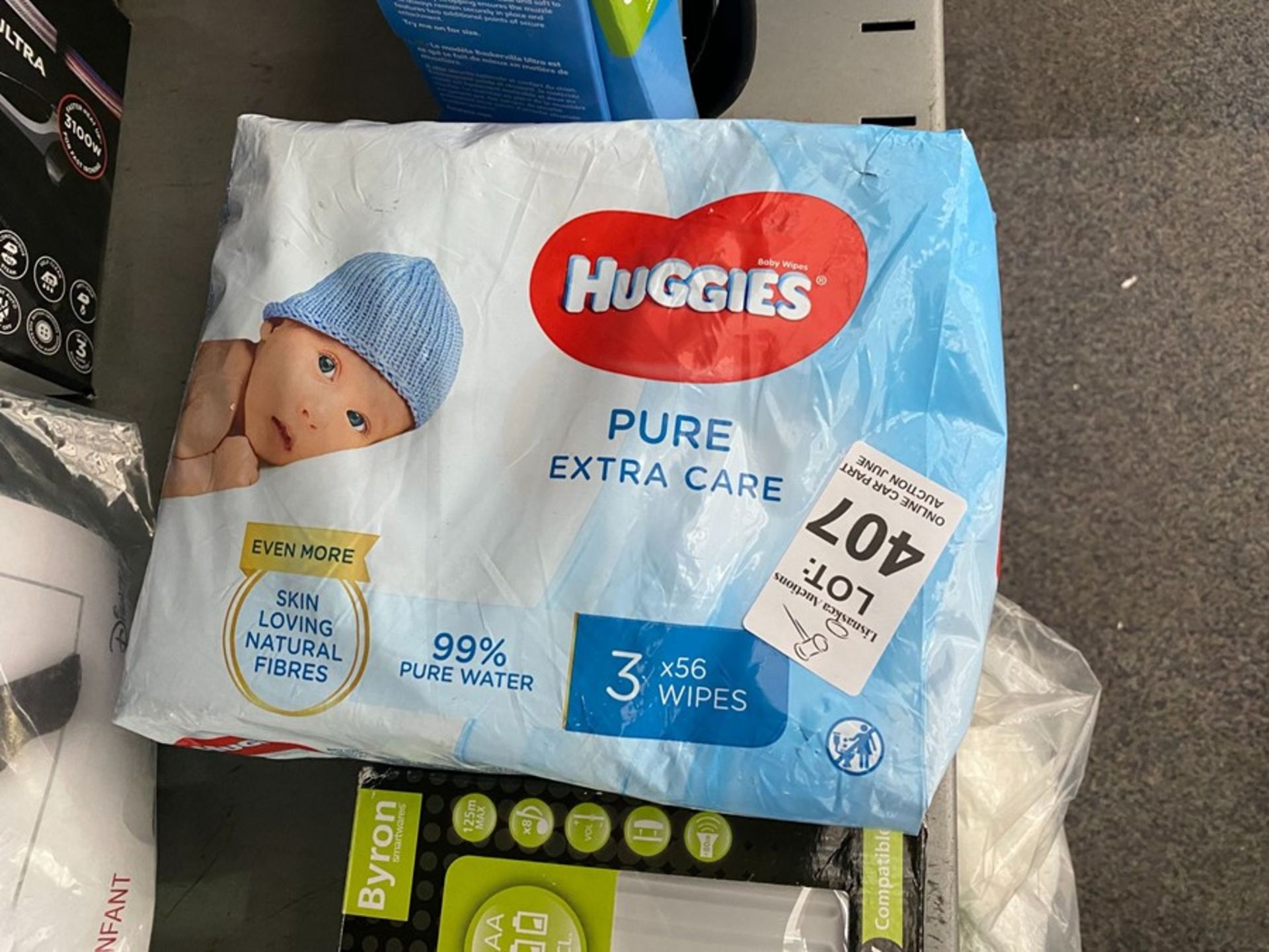 3X PACKS HUGGIES PURE EXTRA CARE WIPES