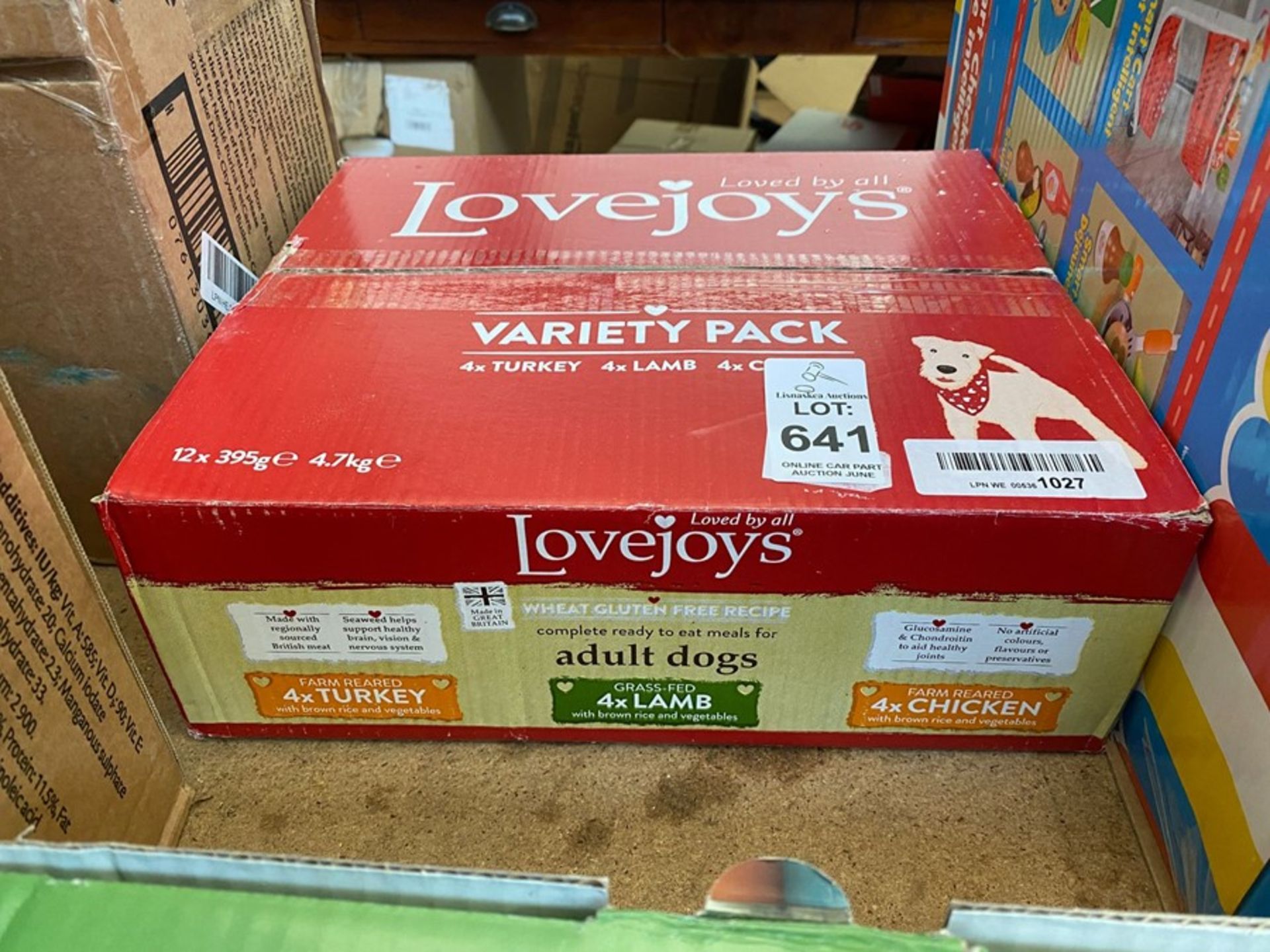 VARIETY PACK OF LOVEJOYS ADULT DOG FOOD