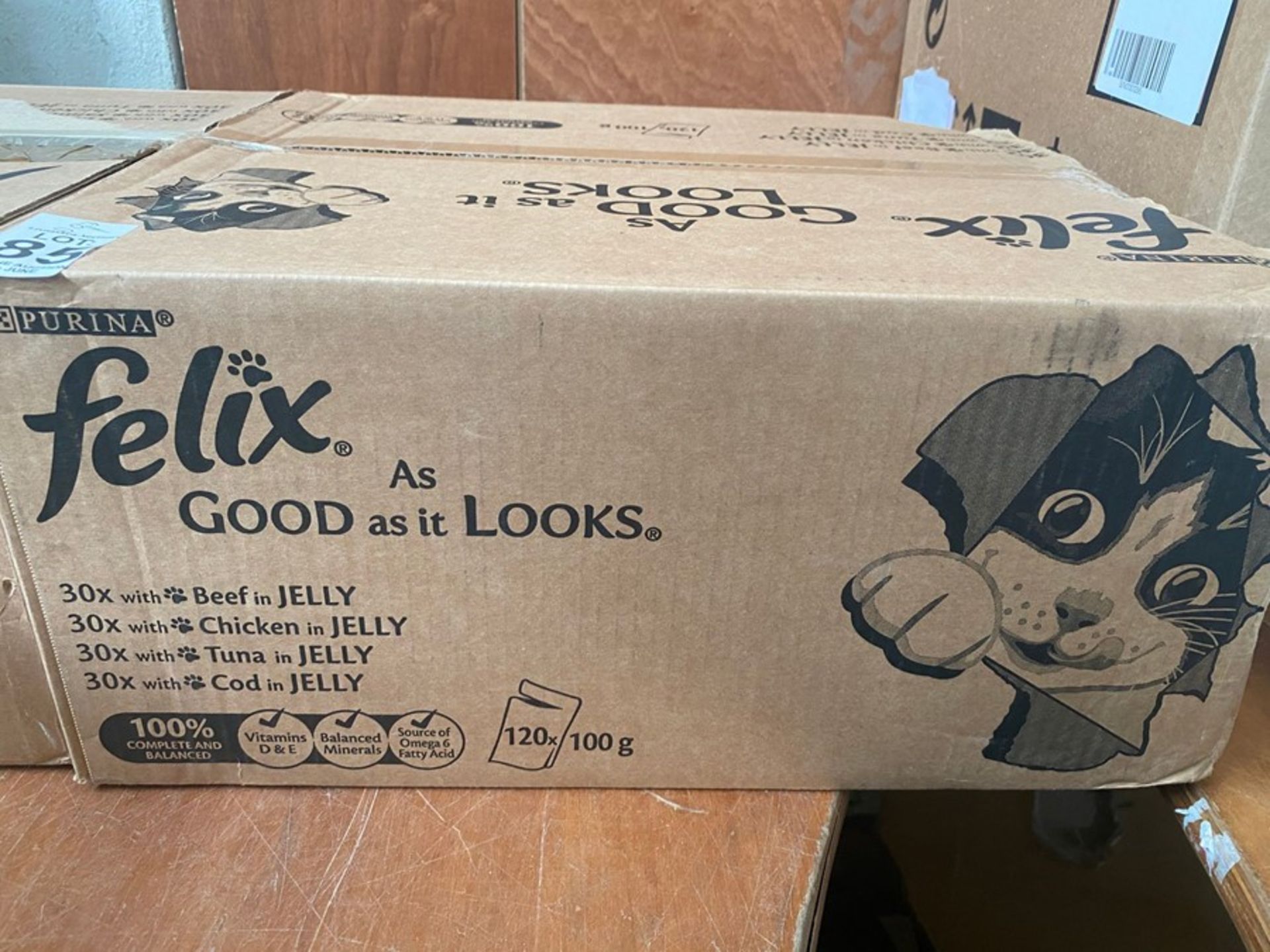 120X PACKETS OF PURINA FELIX CAT FOOD