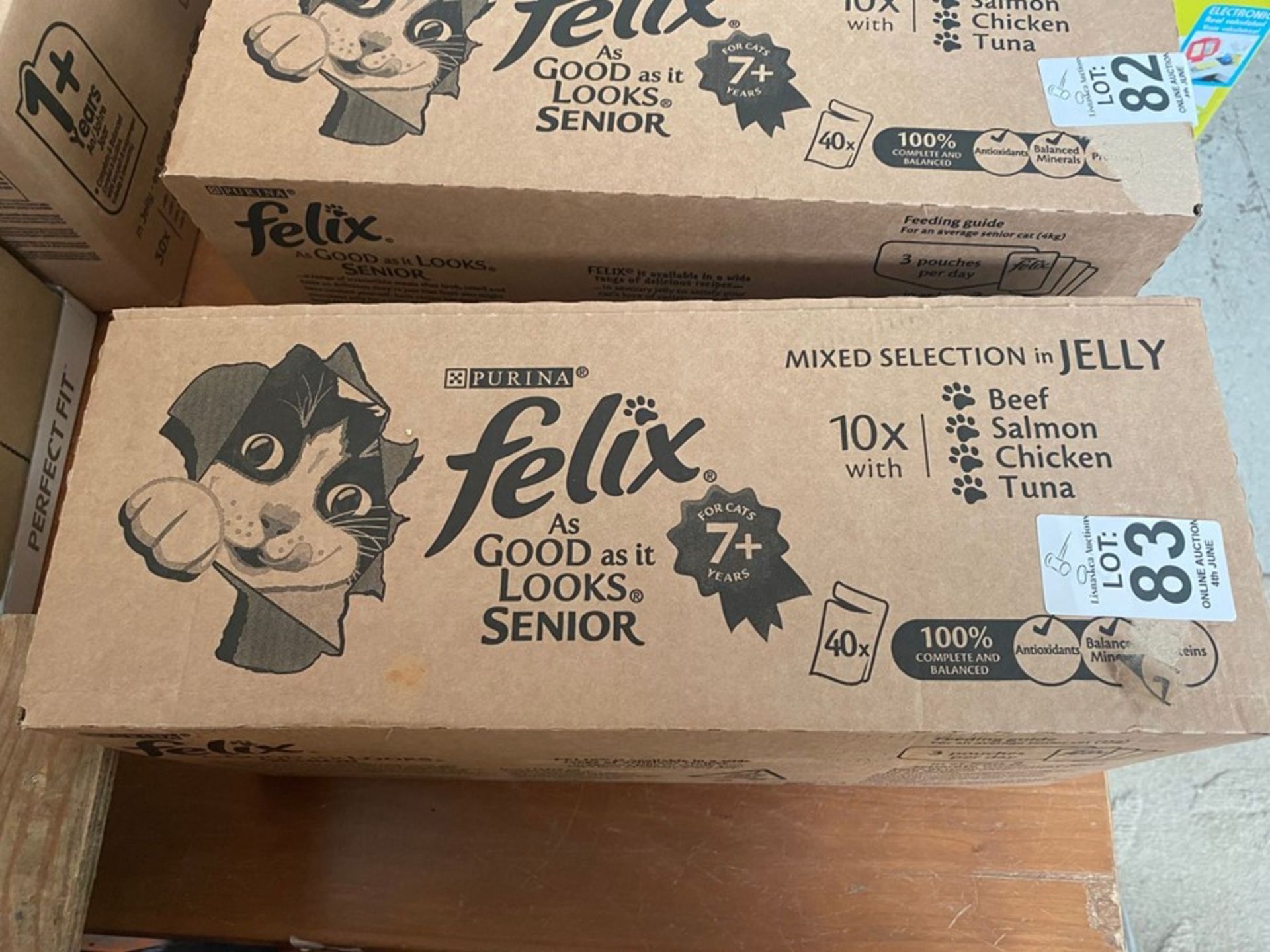 40X PACKETS OF PURINA FELIX CAT FOOD