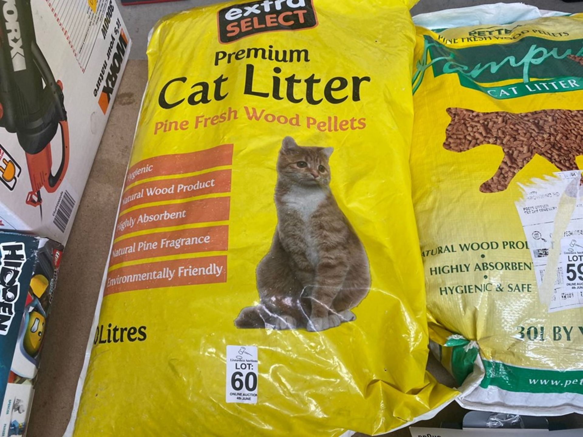 EXTRA SELECT PREMIUM CAT LITTER WOODEN PELLETS