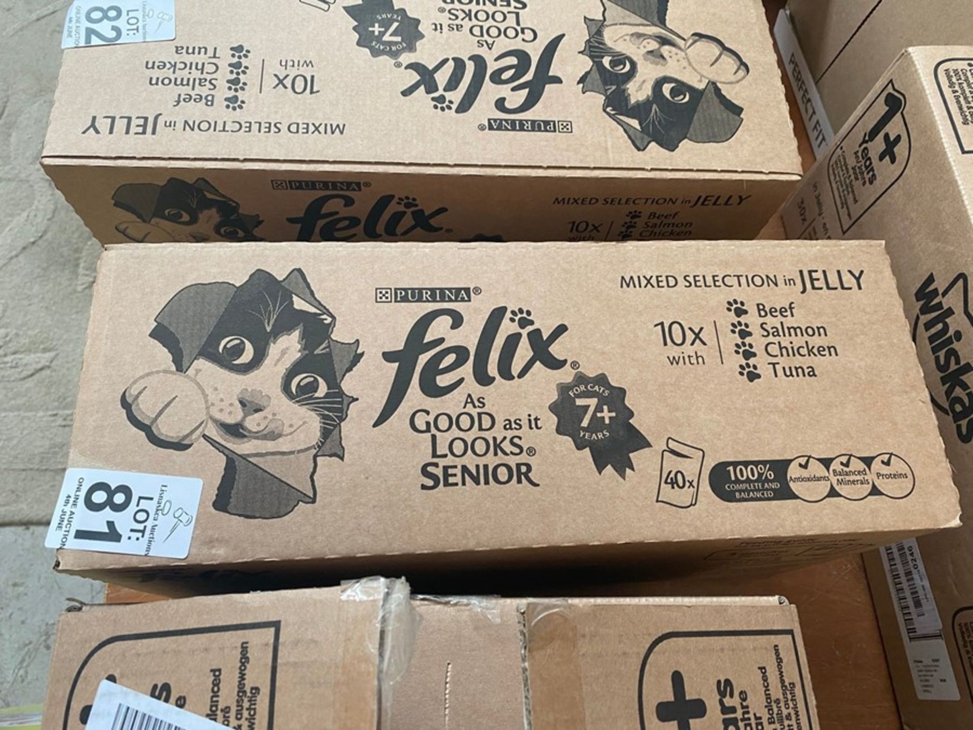 40X PACKETS OF PURINA FELIX CAT FOOD