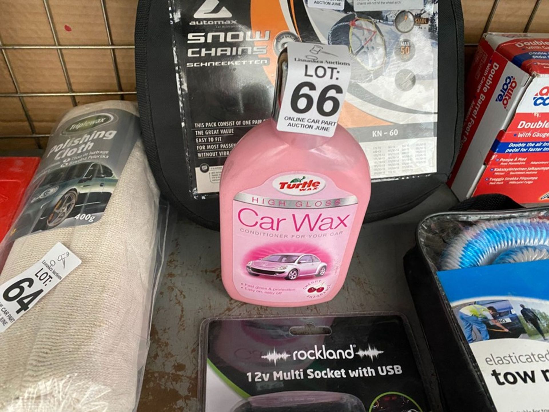 TURTLE HIGH GLOSS CAR WAX (NEW)