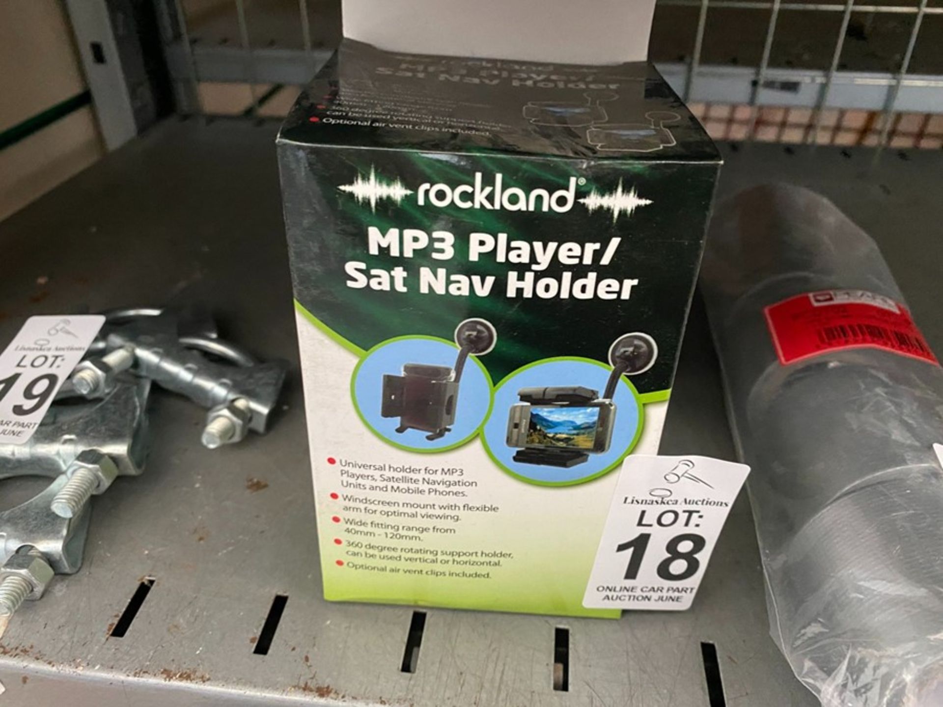 ROCKLAND MP3 PLAYER/SAT NAV HOLDER (NEW)