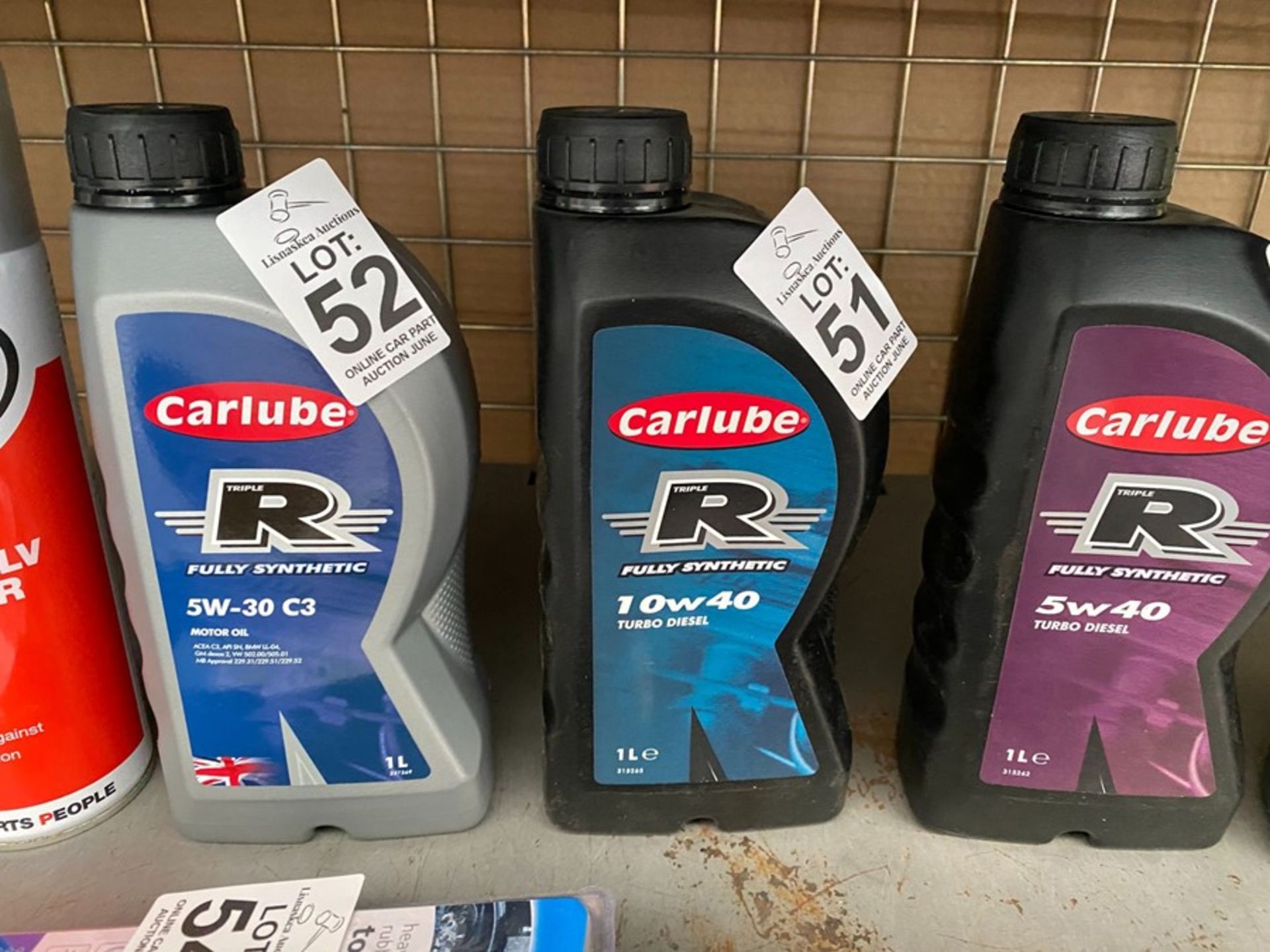 CARLUBE TRIPLE R FULLY SYNTHETIC OIL (1L - 10W-40) (NEW)