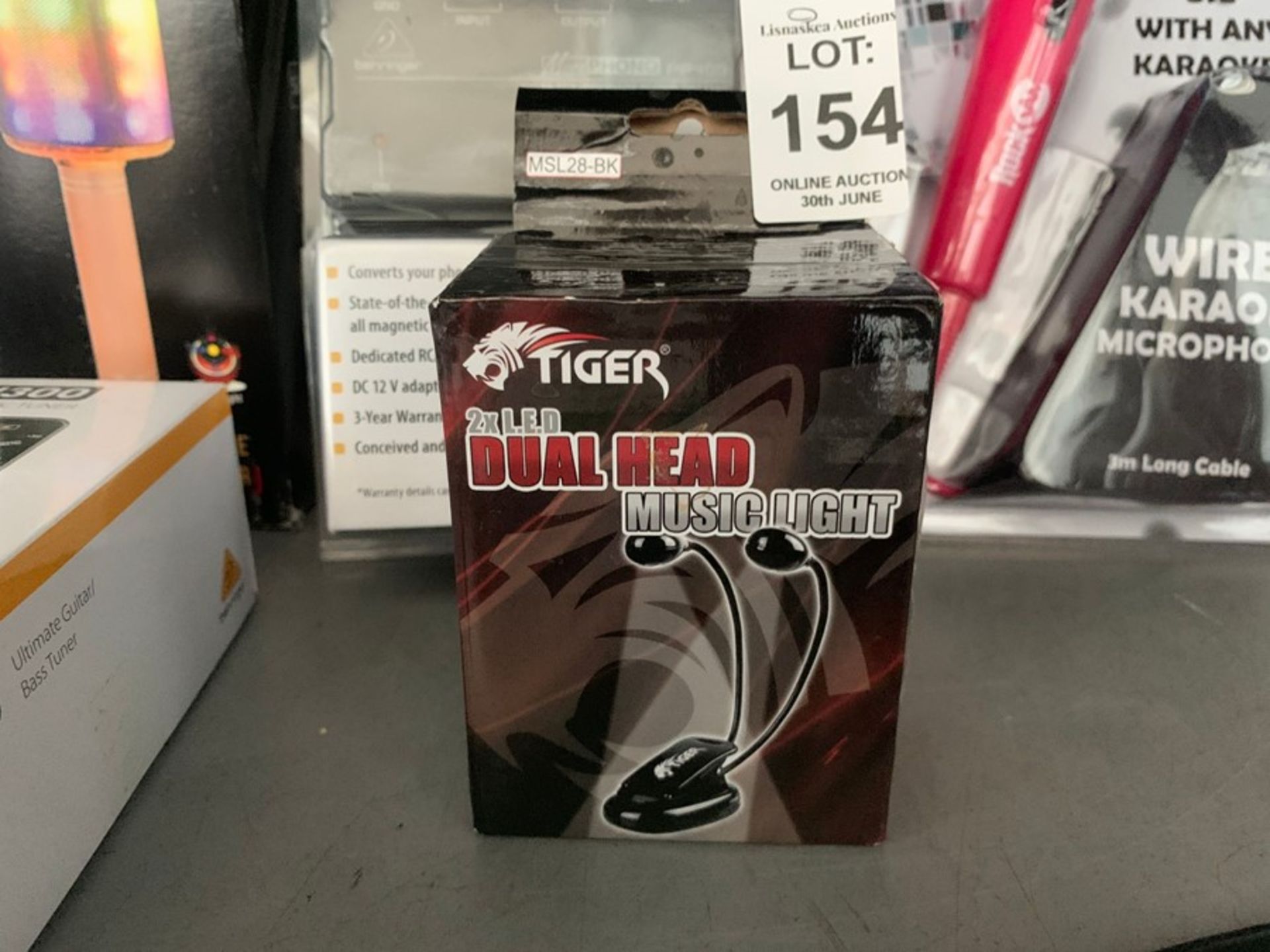 TIGER 2X LED DUAL HEAD MUSIC LIGHT