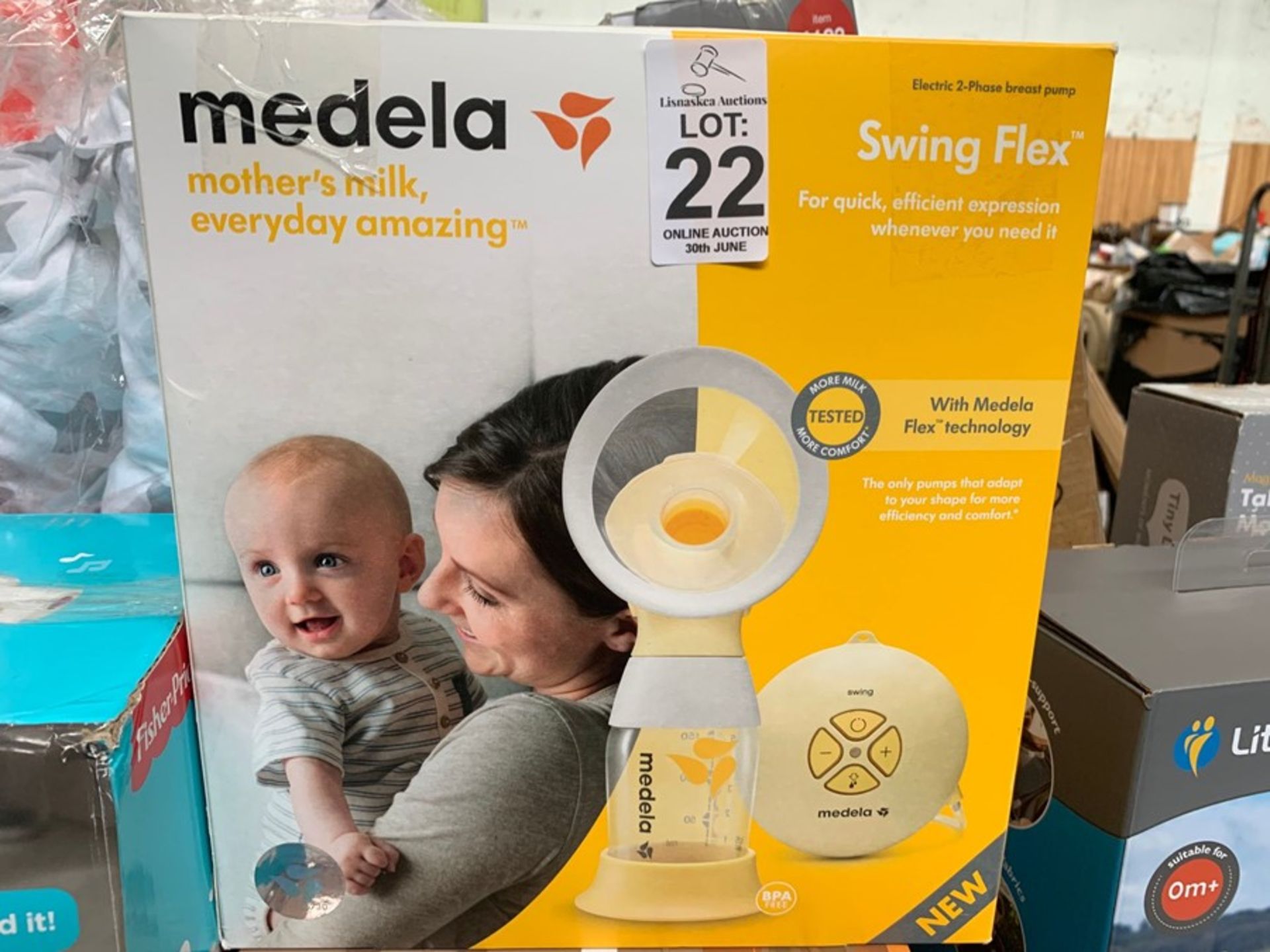 MEDELA SWING FLEX ELECTRIC 2-PHASE BREAST PUMP