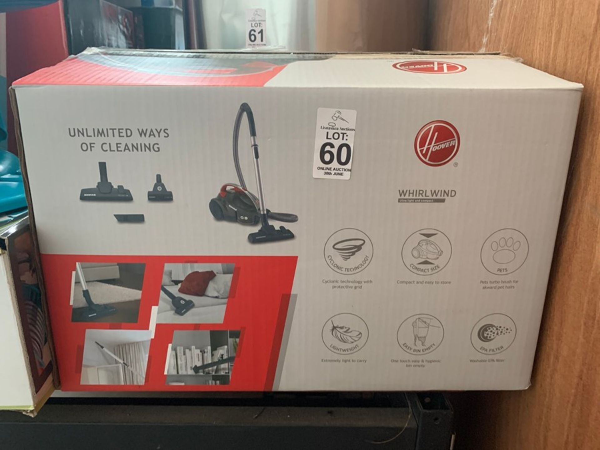 HOOVER WHIRLWIND LIGHT & COMPACT VACUUM (WORKING)
