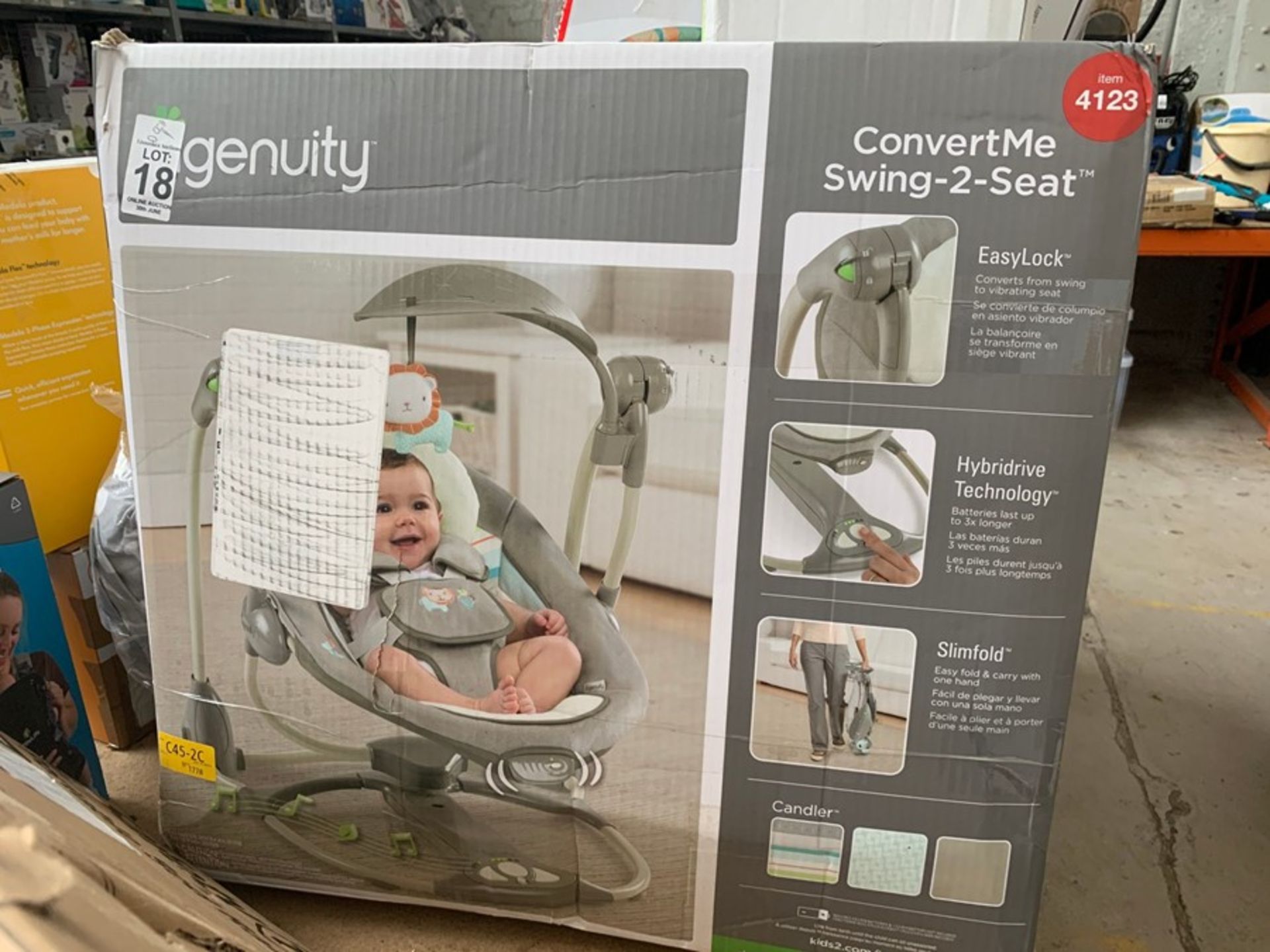 INGENUITY CONVERTME SWING-2-SEAT SWING