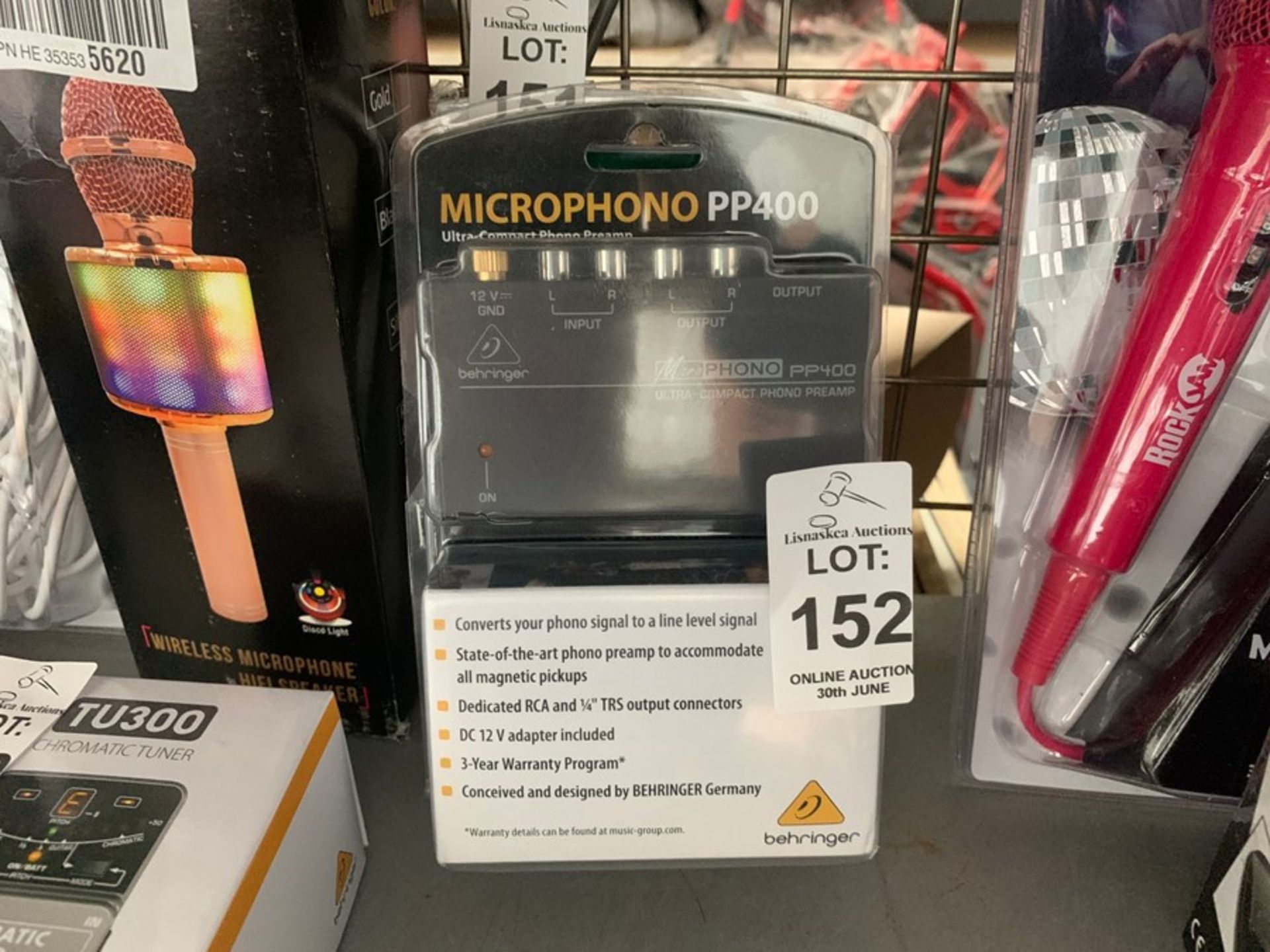 BEHRINGER MICROPHONO PP400 PRE-AMP