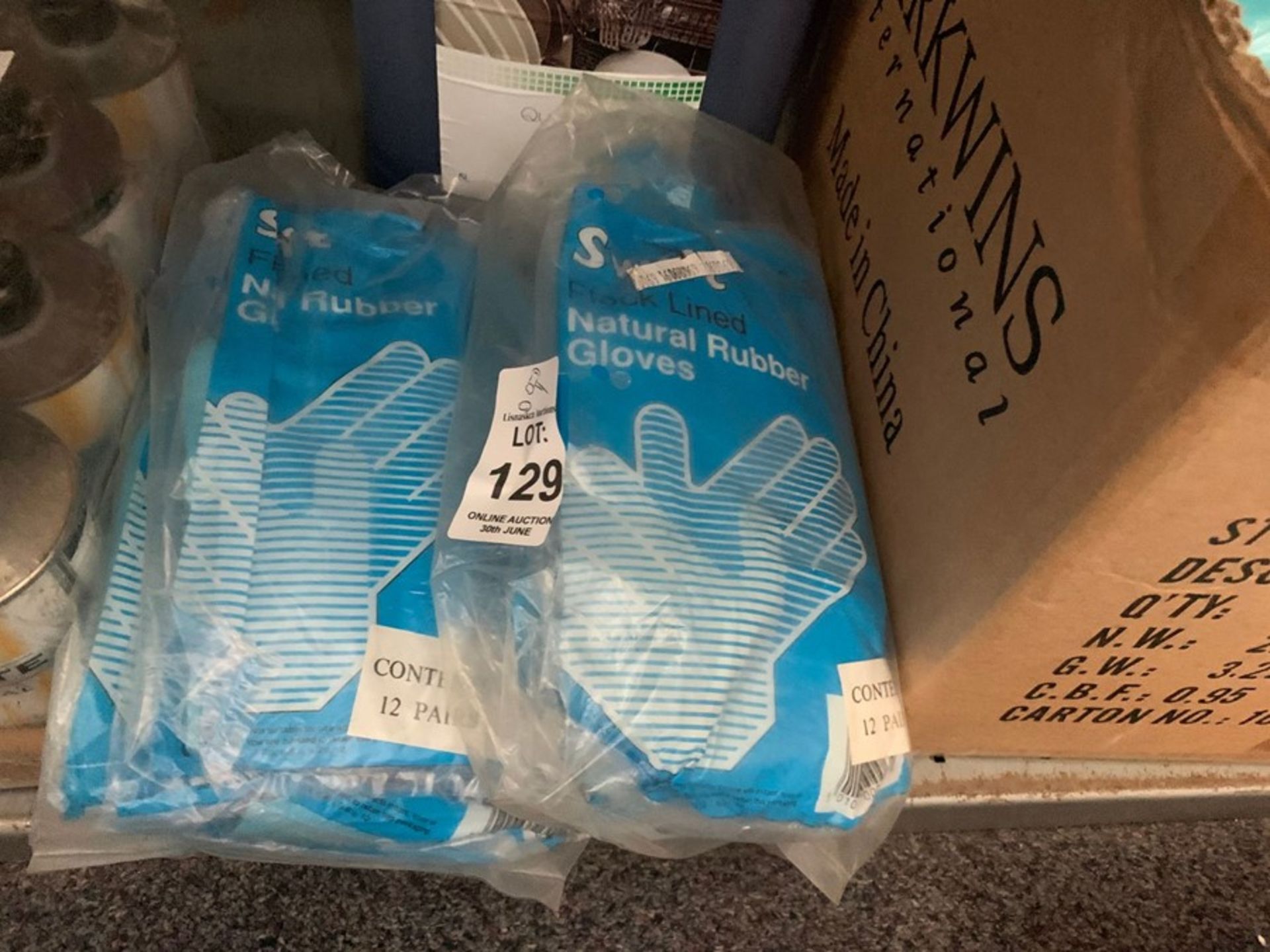 24 PAIRS OF RUBBER GLOVES