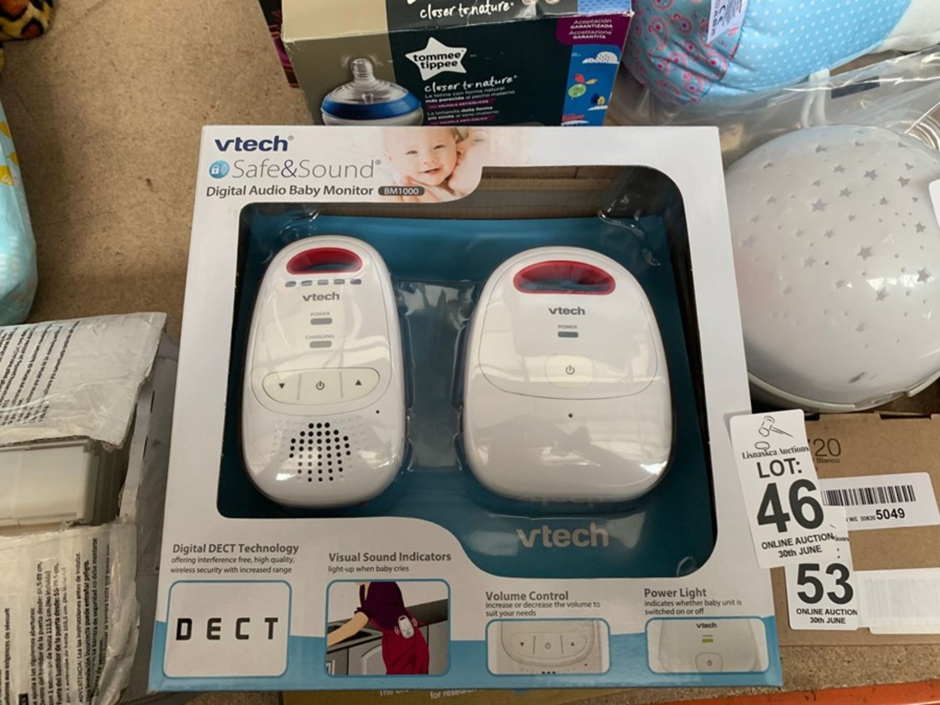 VTECH SAFE&SOUND DIGITAL AUDIO BABY MONITOR