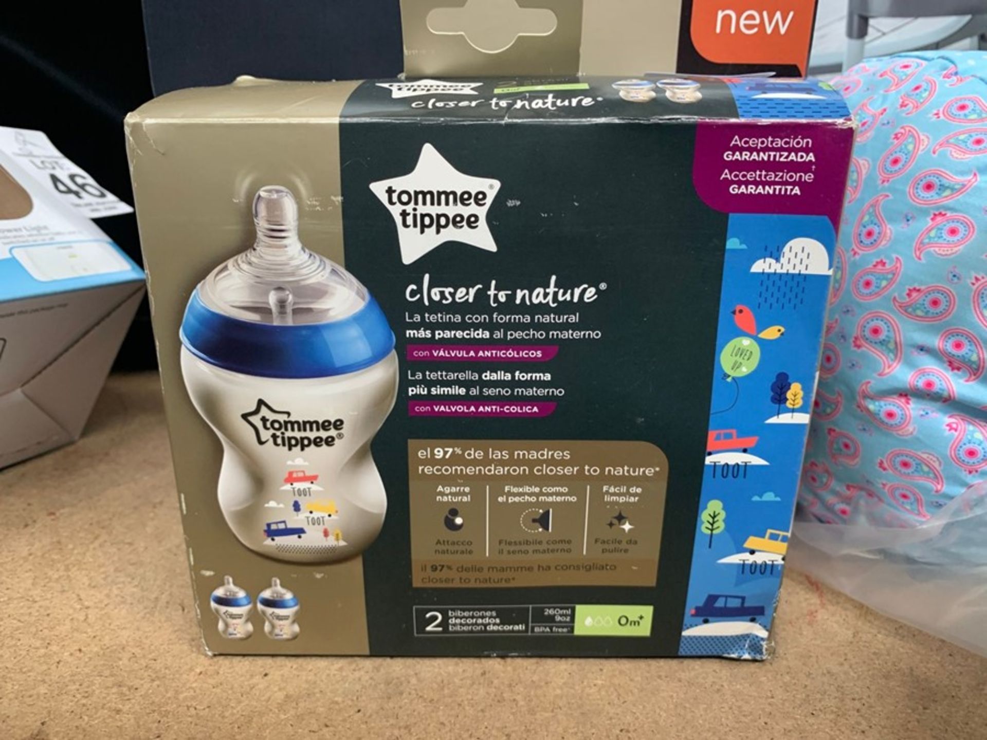 TOMMEE TIPPEE CLOSER TO NATURE BOTTLE SET - CAR THEMED