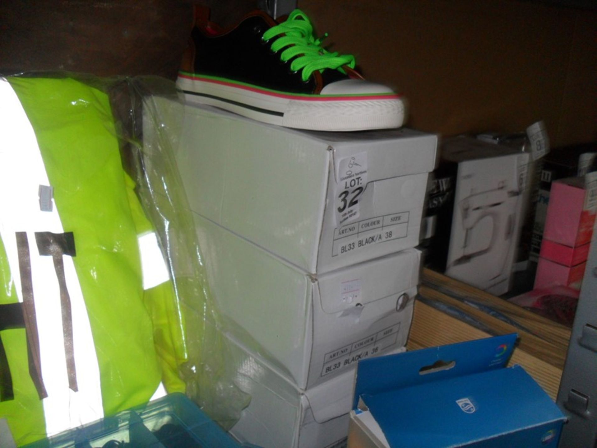 3 PAIRS OF CONVERSE STYLE SHOES NEW