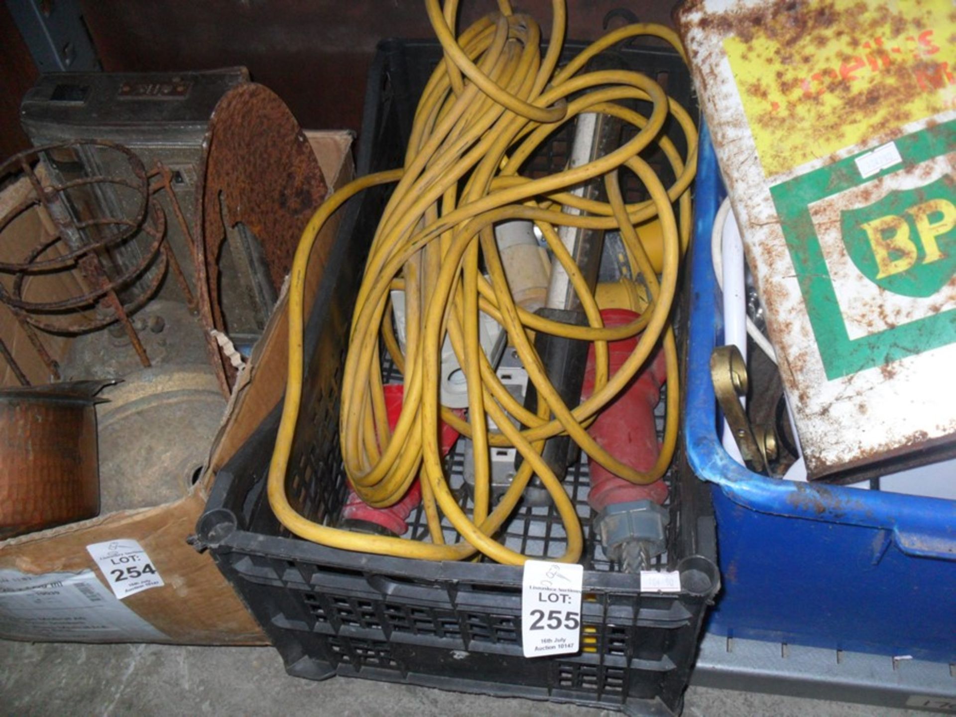 CRATE OF 110V EXTENSION EQUIPMENT